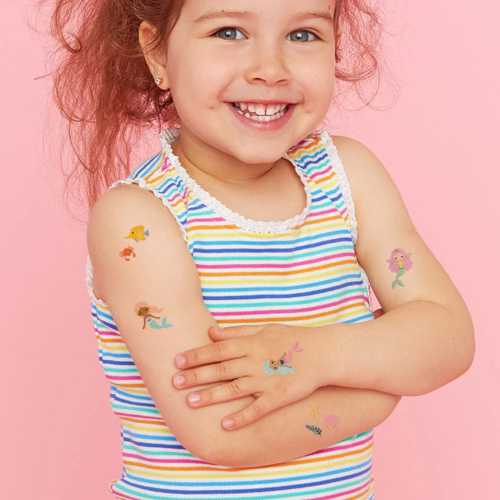Mermaid Lagoon Variety Temporary Tattoos Set - Image 4