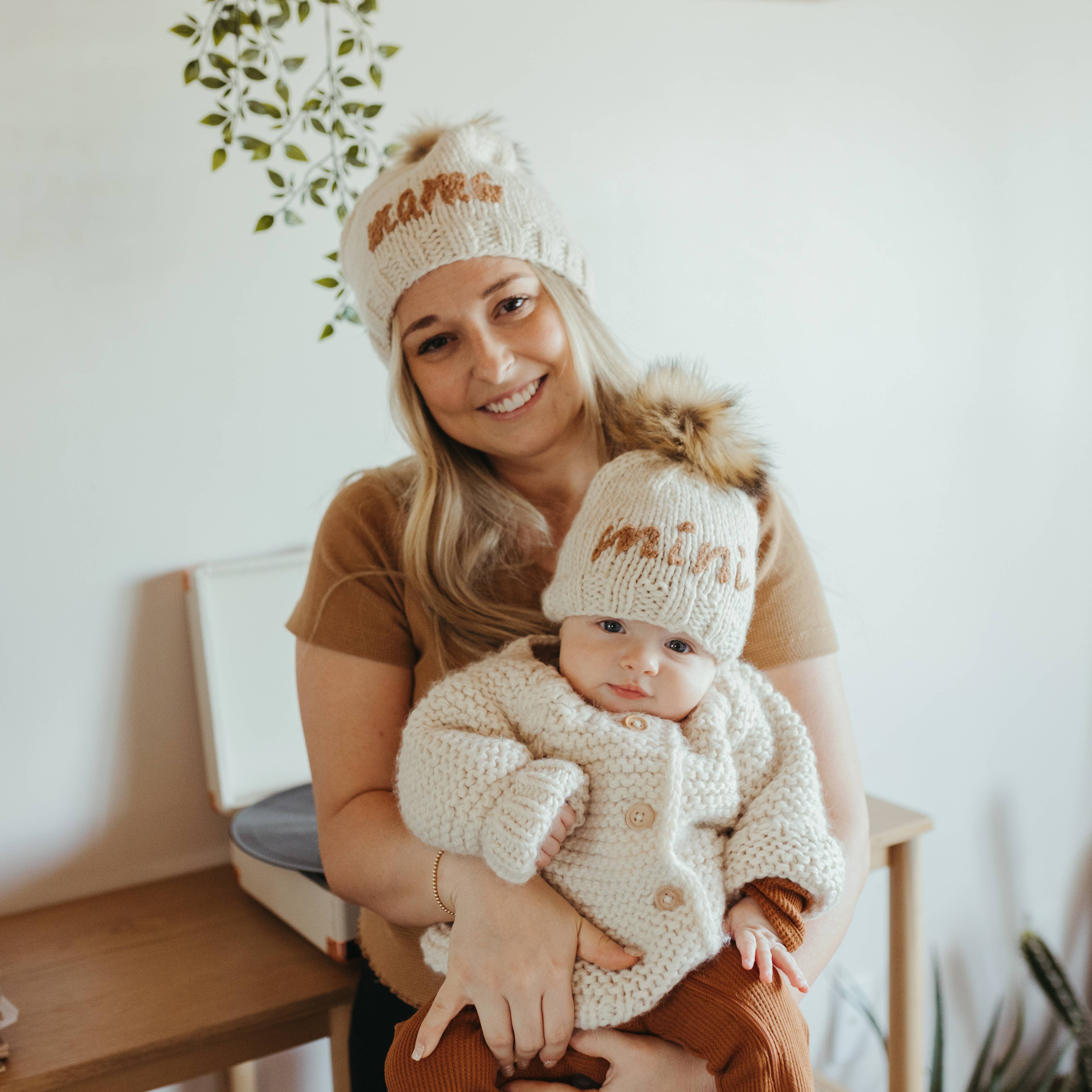 Mini Pecan Beanie Hat for Baby - Image 2