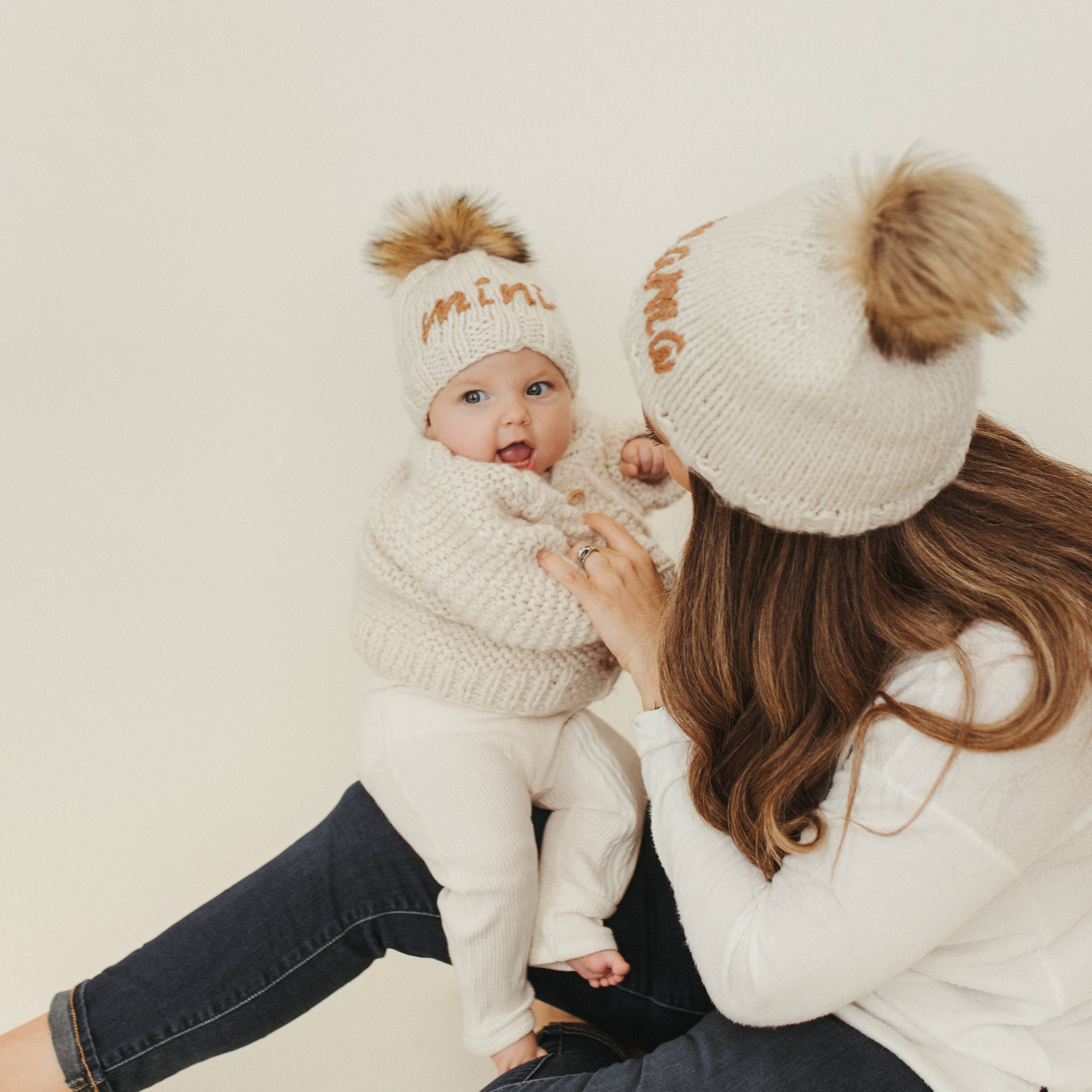 Mini Pecan Beanie Hat for Baby - Image 4