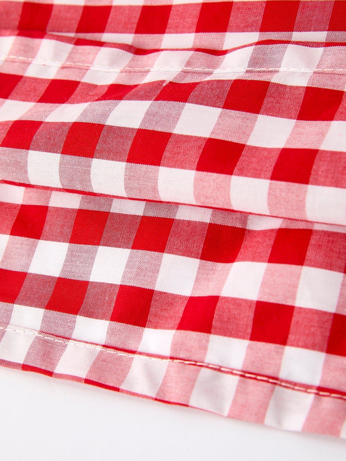 Mommy & Me Adult Dress - Red Plaid Sleeveless Outfit for Party - Image 6