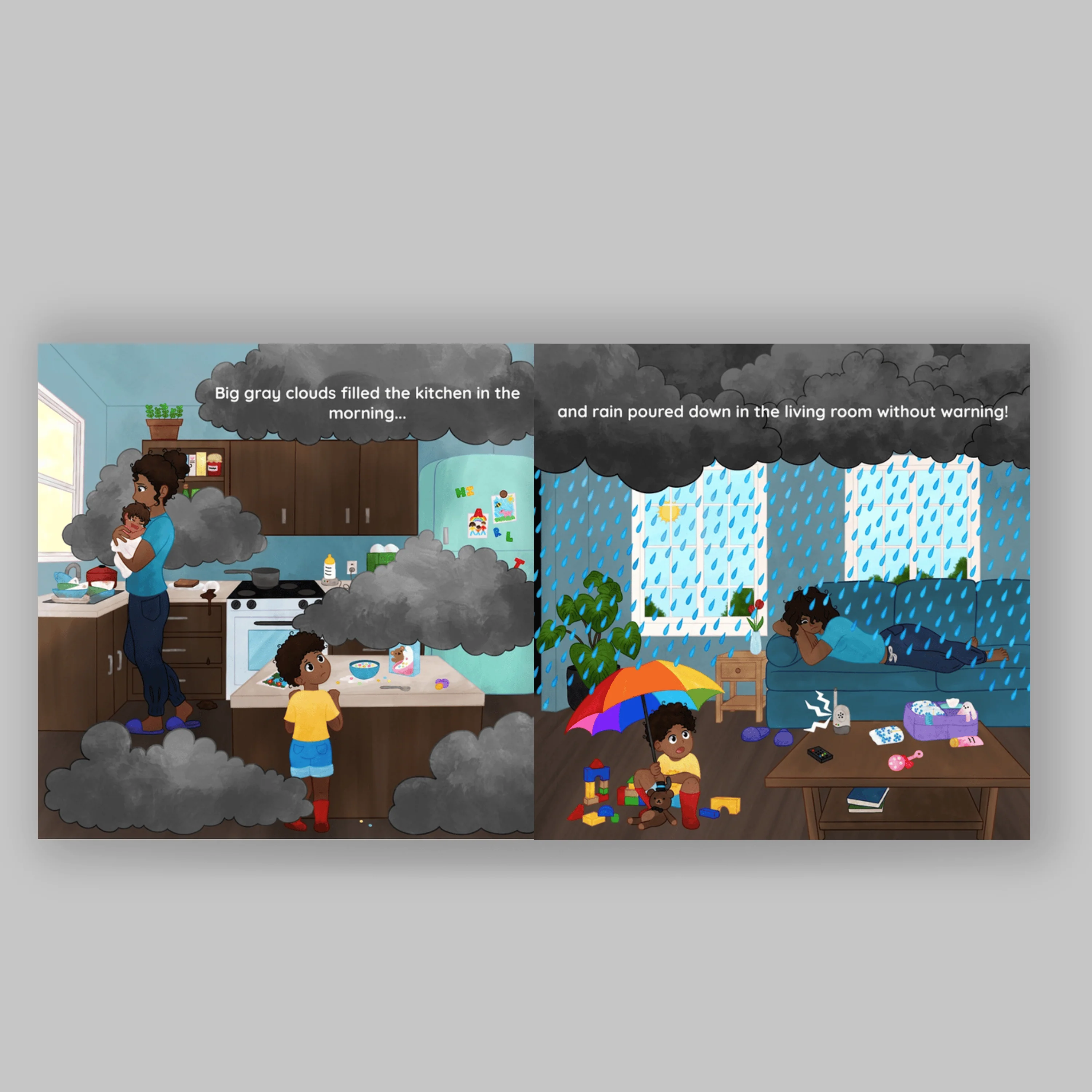 Mommy’s Rainy Days - Postpartum Children’s Book - Image 4