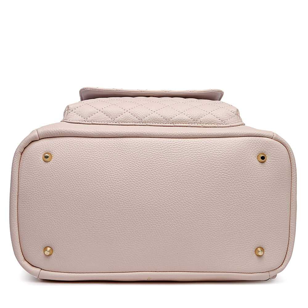 Monaco Diaper Bag - Pastel Pink - Image 9