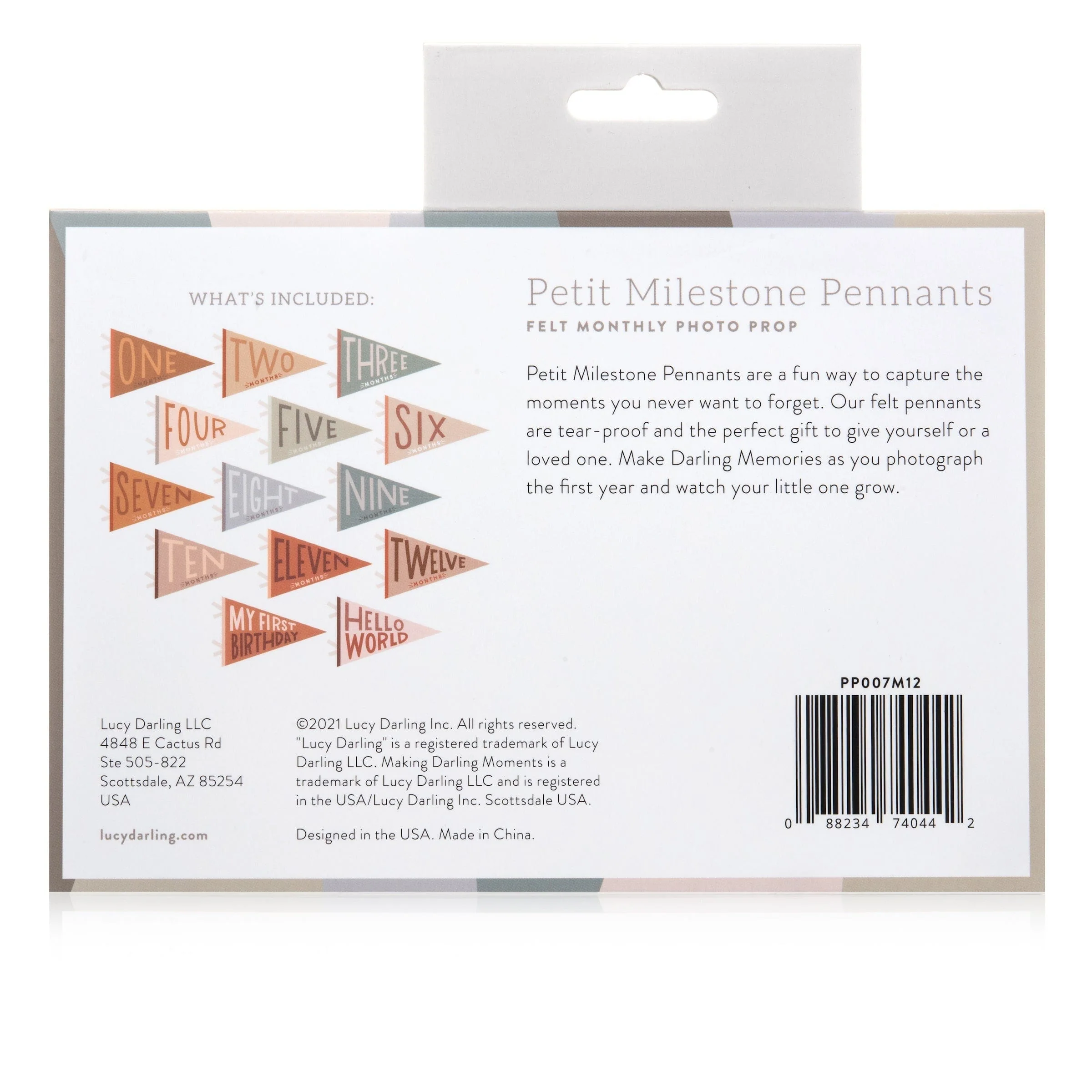 Mountain Fields Petit Baby Milestone Pennant - Image 3