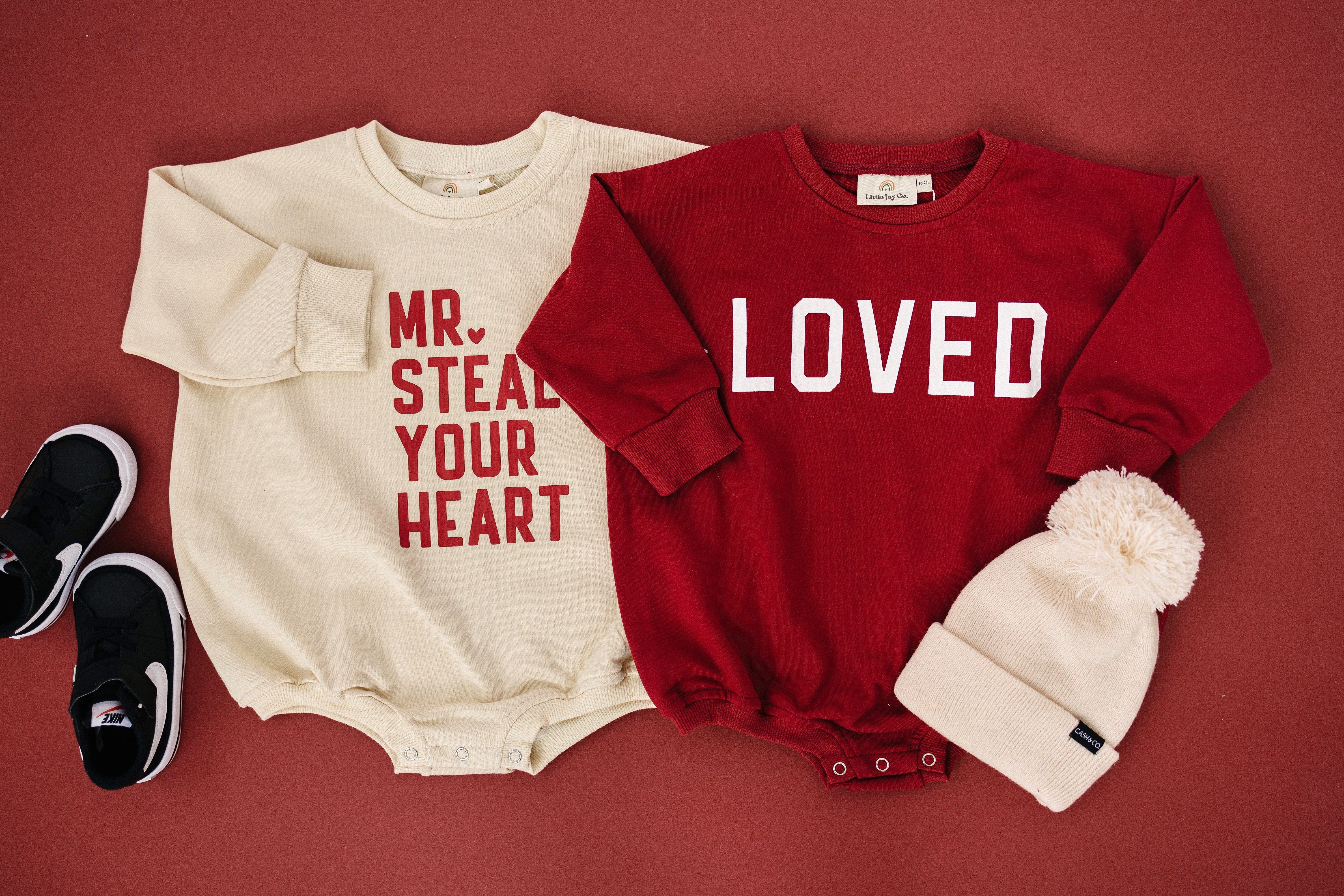 Mr. Steal Your Heart Sweatshirt Romper - Image 5