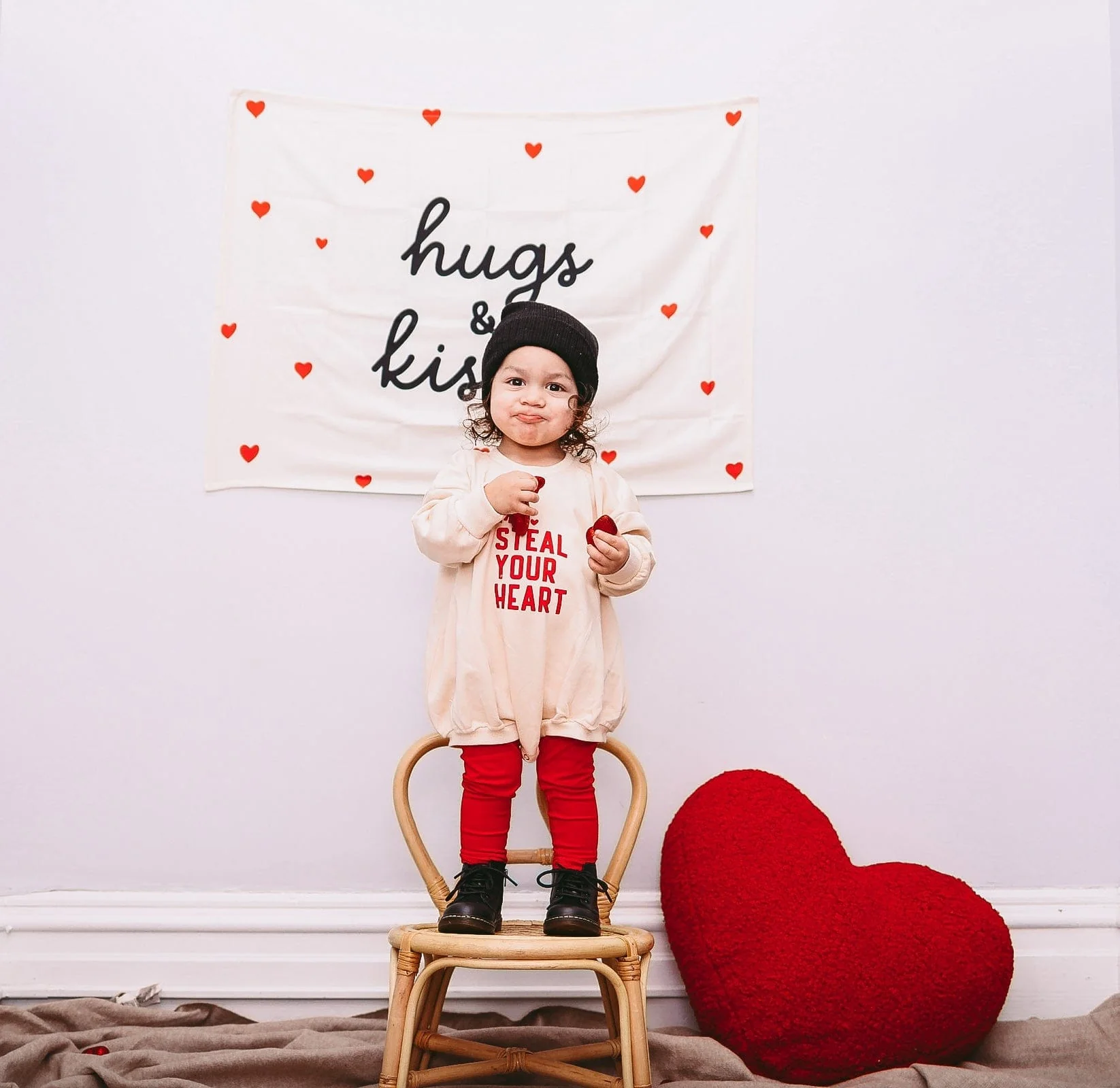 Mr. Steal Your Heart Sweatshirt Romper - Image 7
