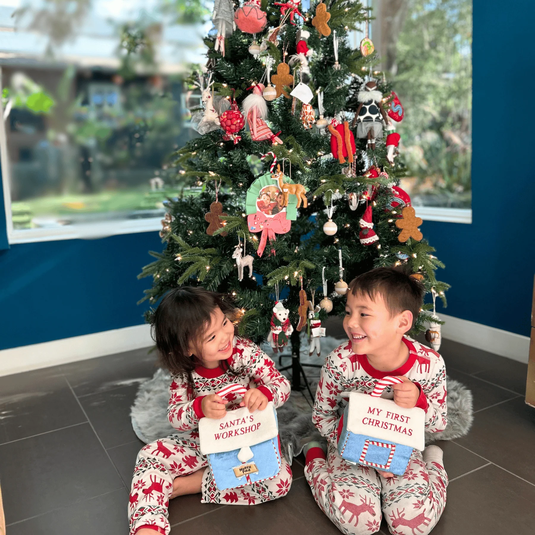 My First Christmas Santa's Workshop Playset with 4 ct Sensory Toys - Image 5