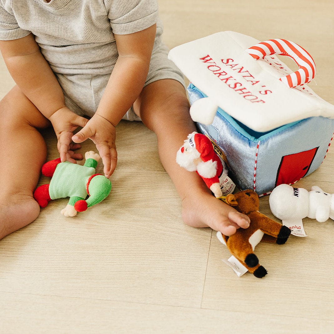 My First Christmas Santa's Workshop Playset with 4 ct Sensory Toys - Image 7
