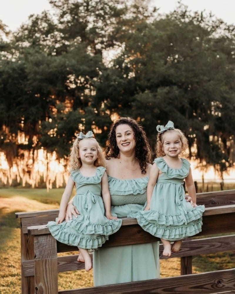 Nellie Ruffle Maxi Dress - Sage - Image 12