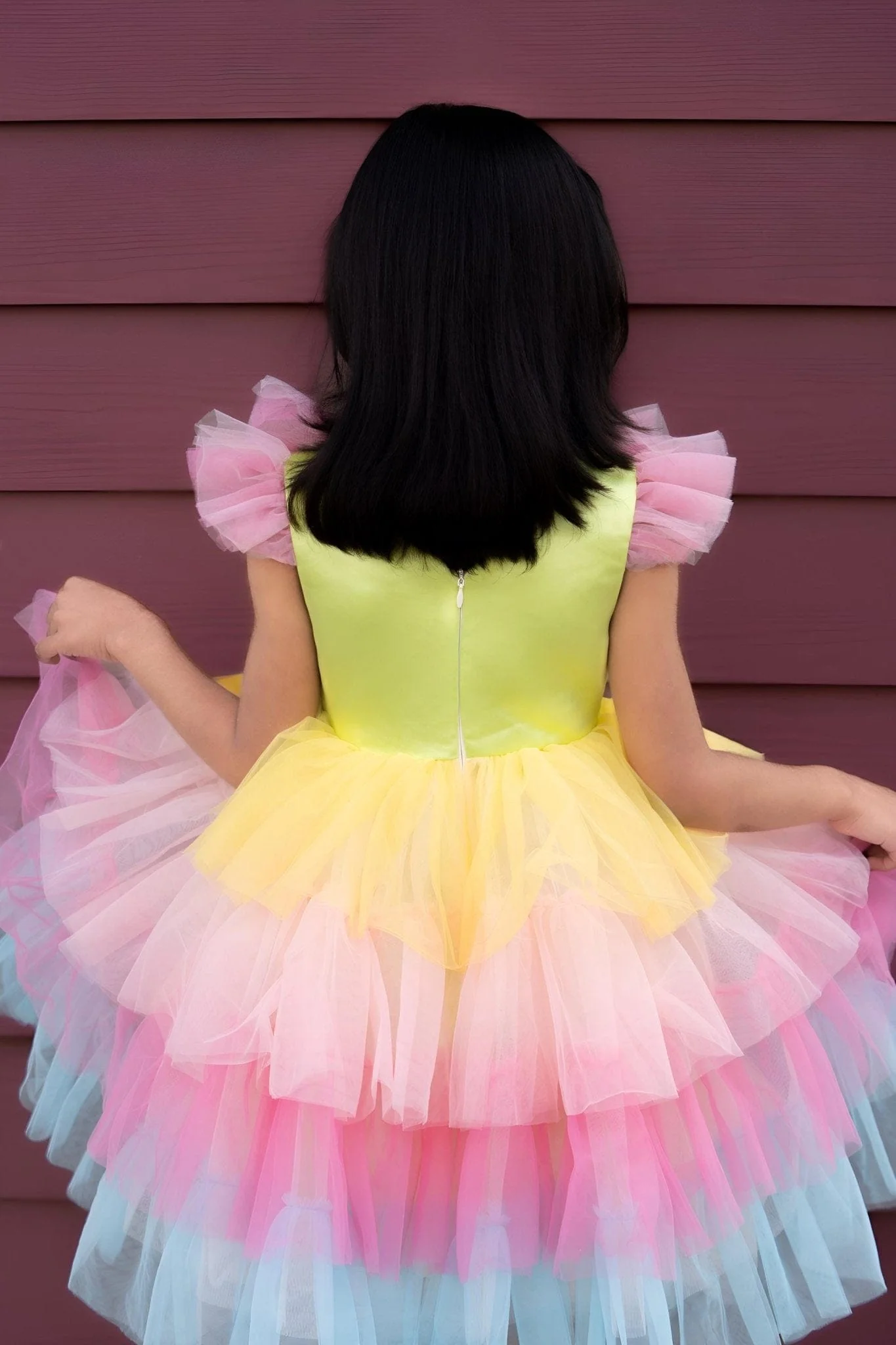 Neon Glow Pastel Princess Dress - Image 6