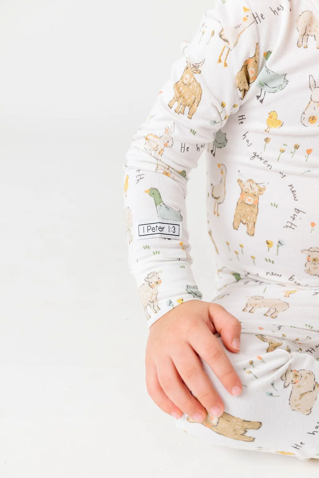 New Birth Bamboo Long Sleeve Pajama Set - Image 2