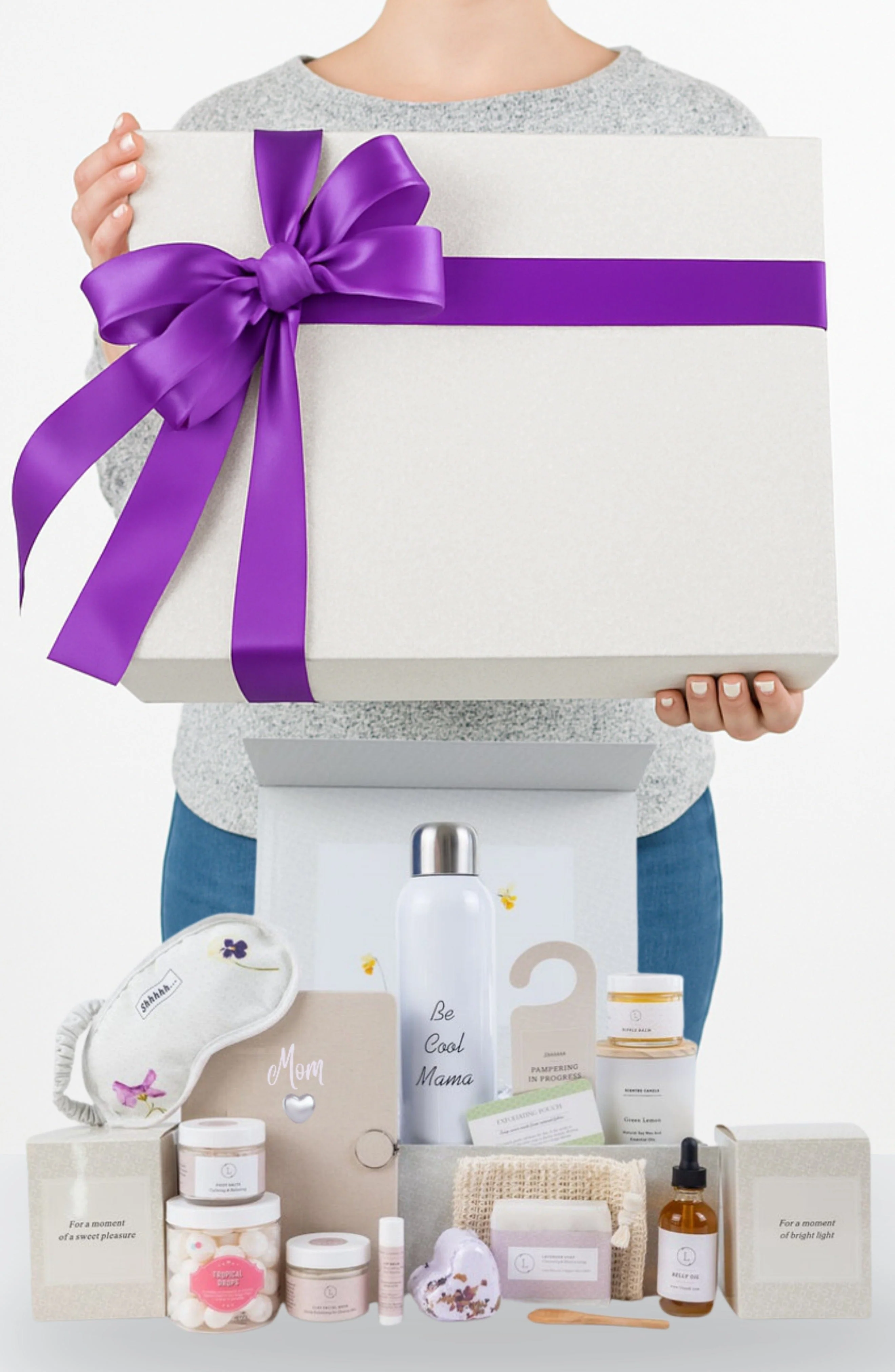 New Mom Gift, Pampering Natural Skincare gift for New Mom - Image 2