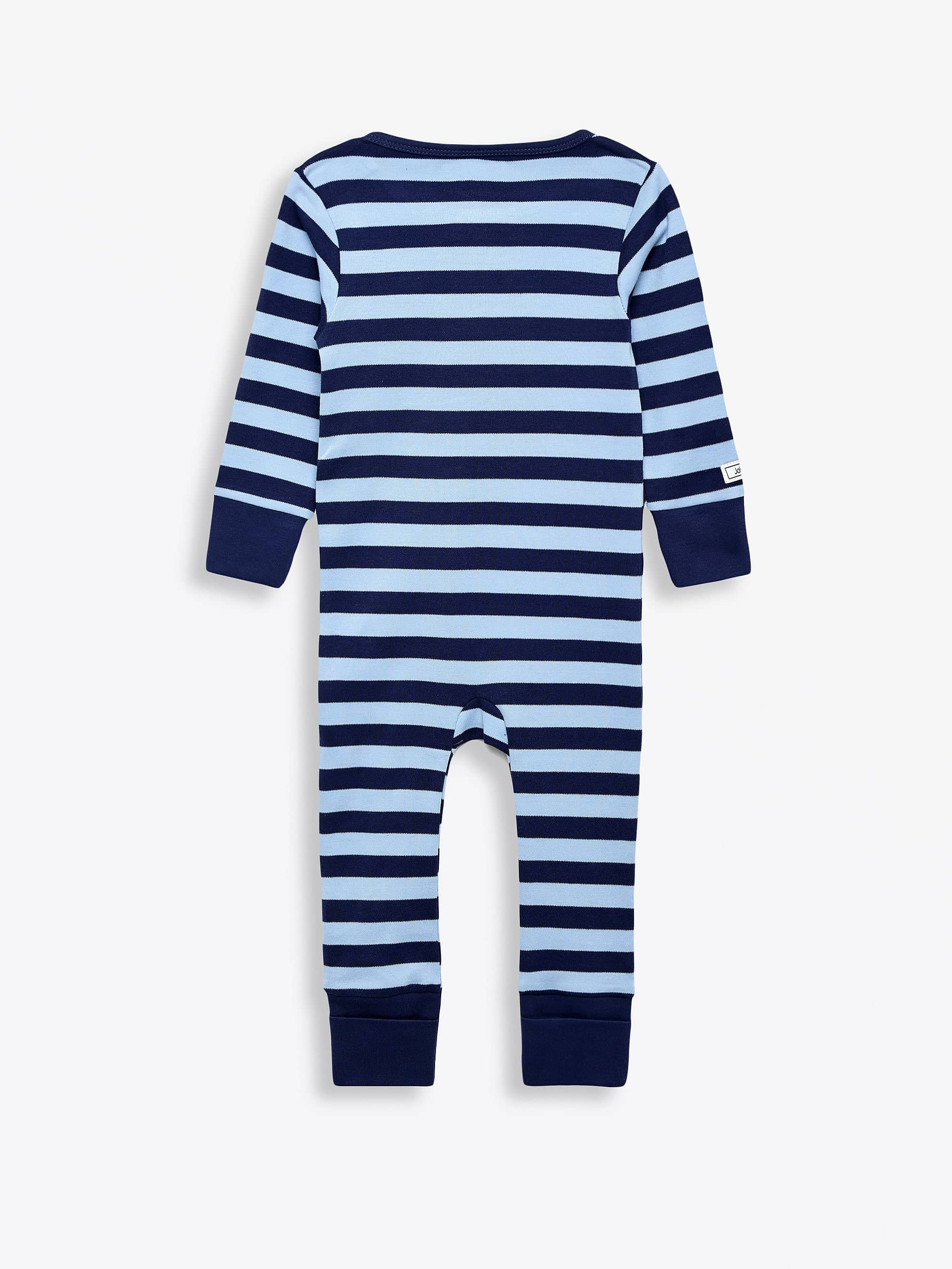 No Greater Love Blue Cotton Footless Onesie - Image 4