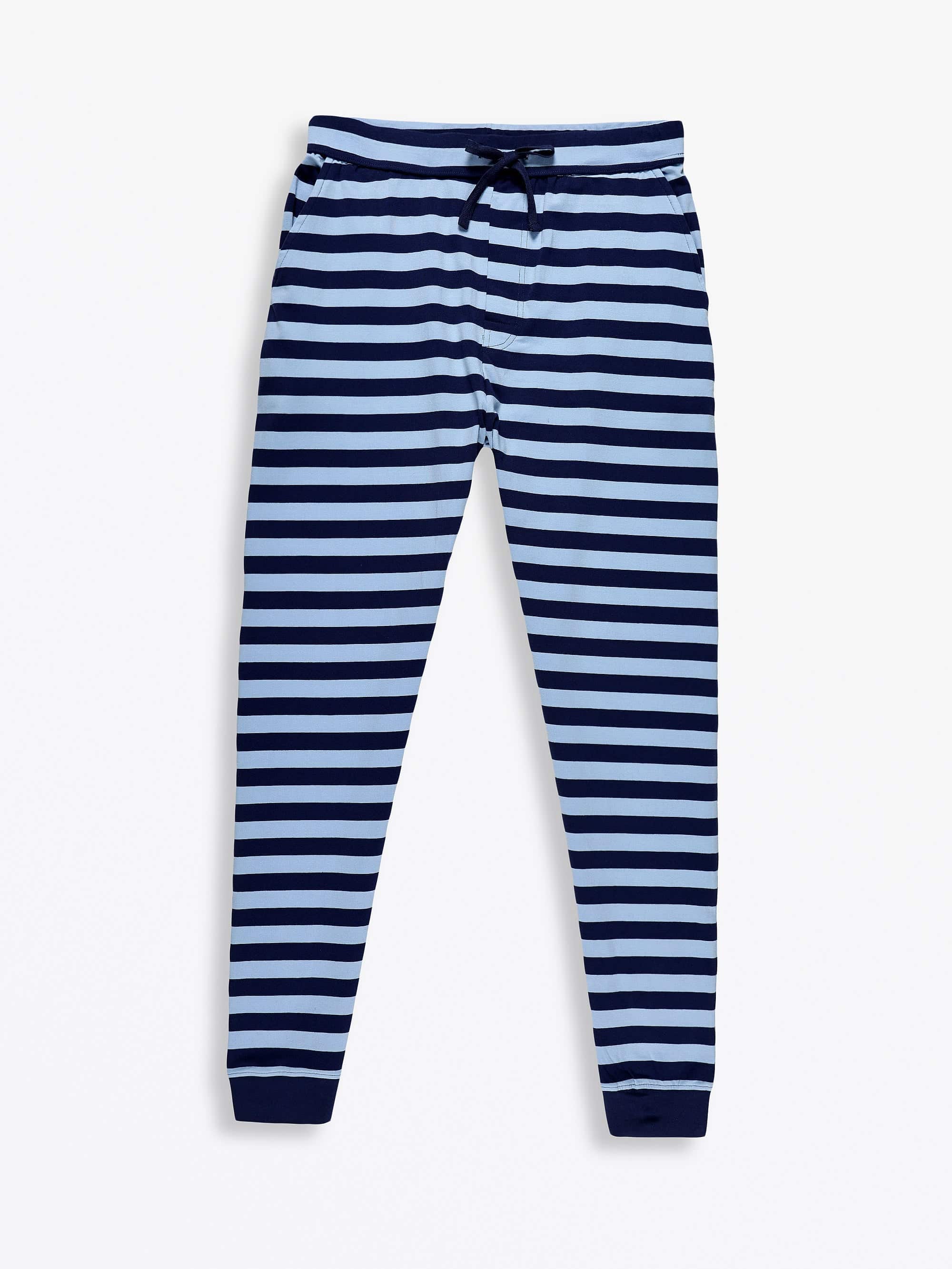 No Greater Love Blue Cotton Mens PJ Set - Image 6