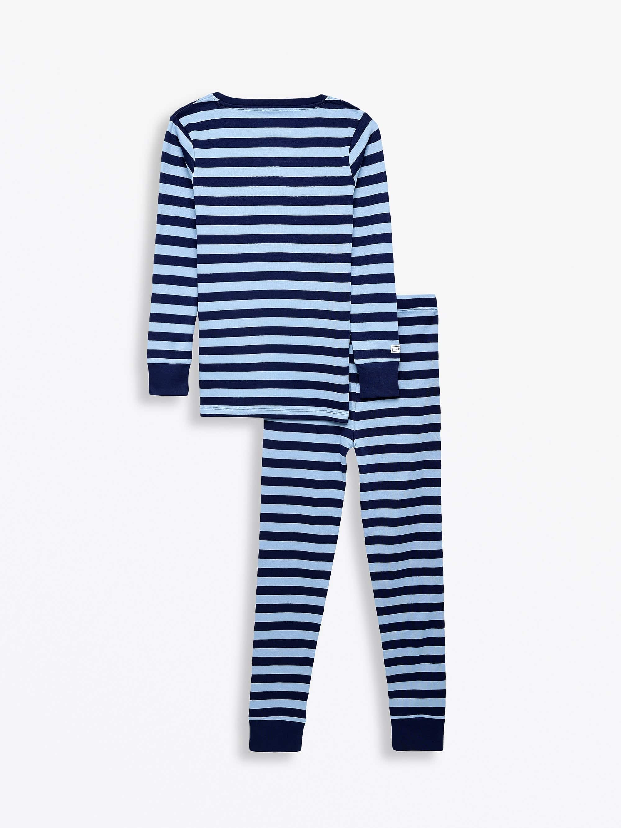 No Greater Love Blue Cotton PJ Long Sleeve Set - Image 4