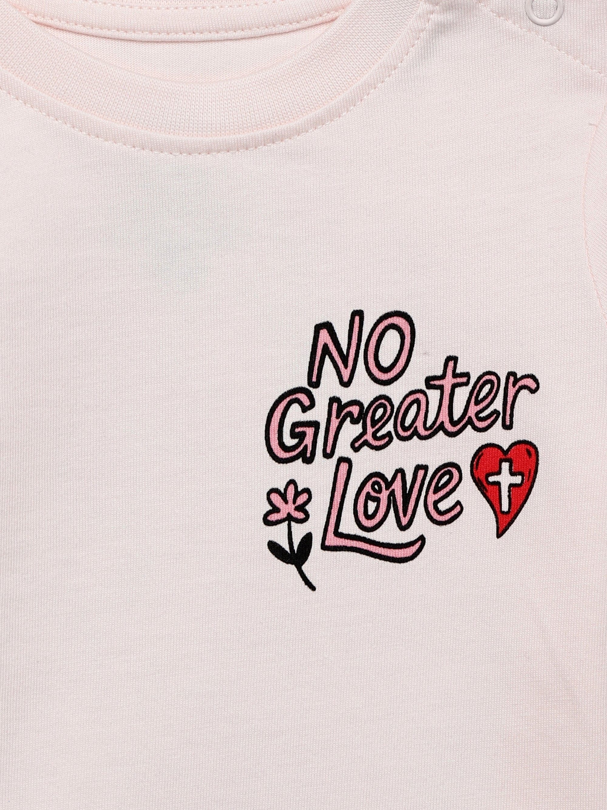 No Greater Love Pink Cotton Short Sleeve T-Shirt - Image 6
