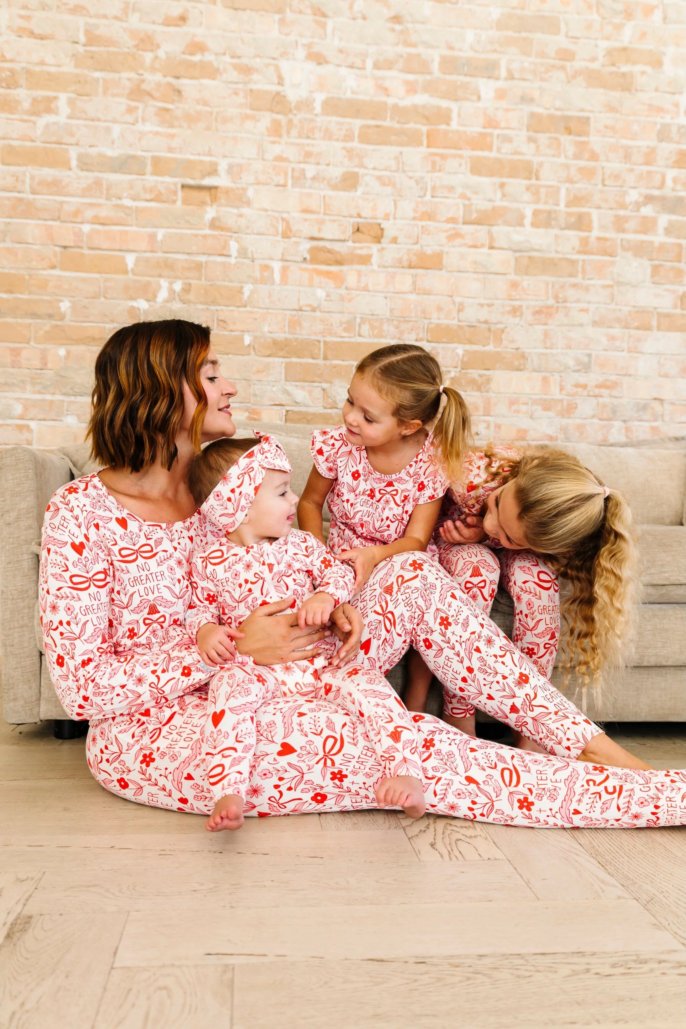 No Greater Love Pink Bamboo Women's PJ Jogger Set - Image 7