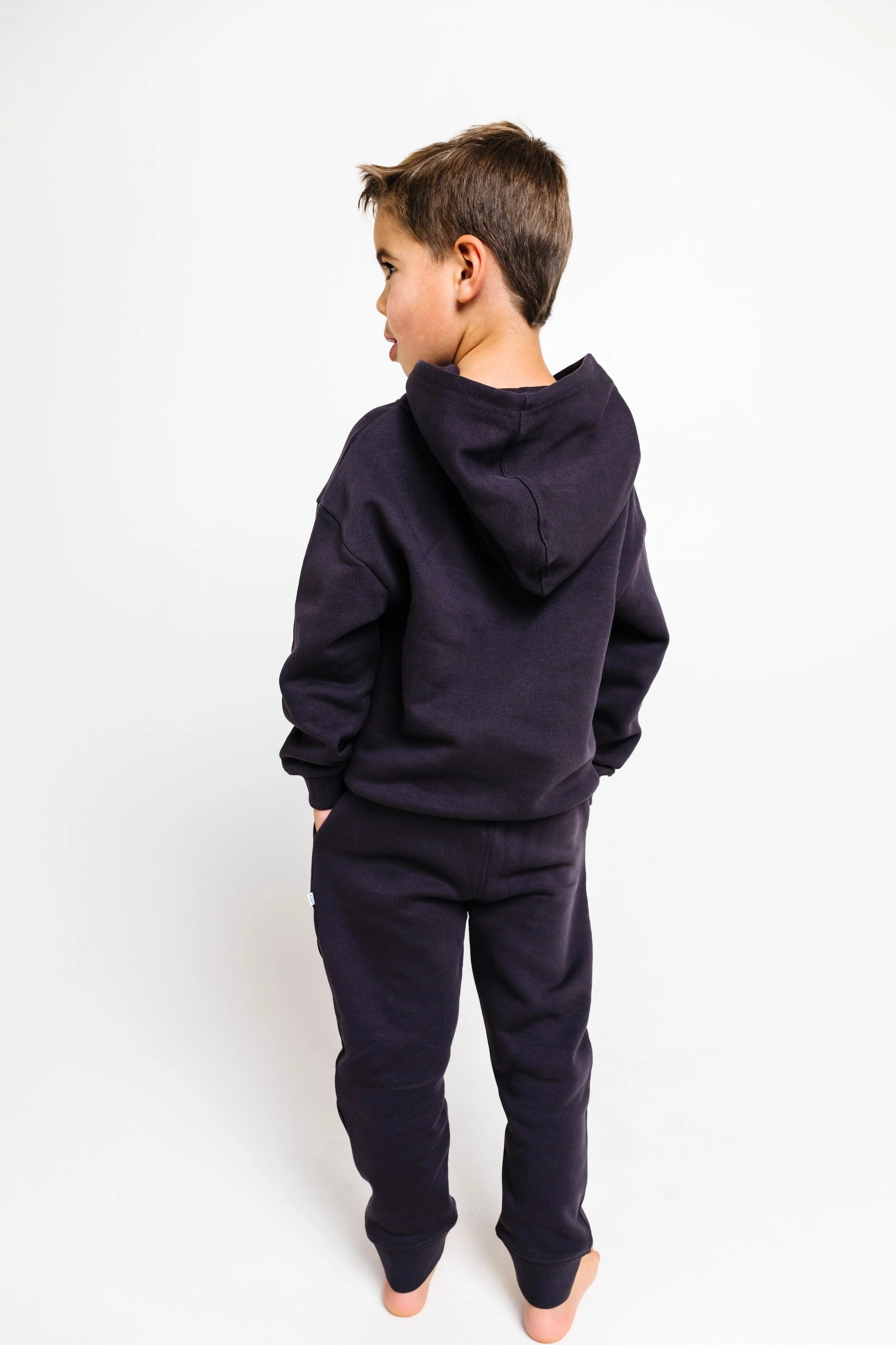 No Greater Love Vintage Washed Black Cotton Fleece Hoodie - Image 7
