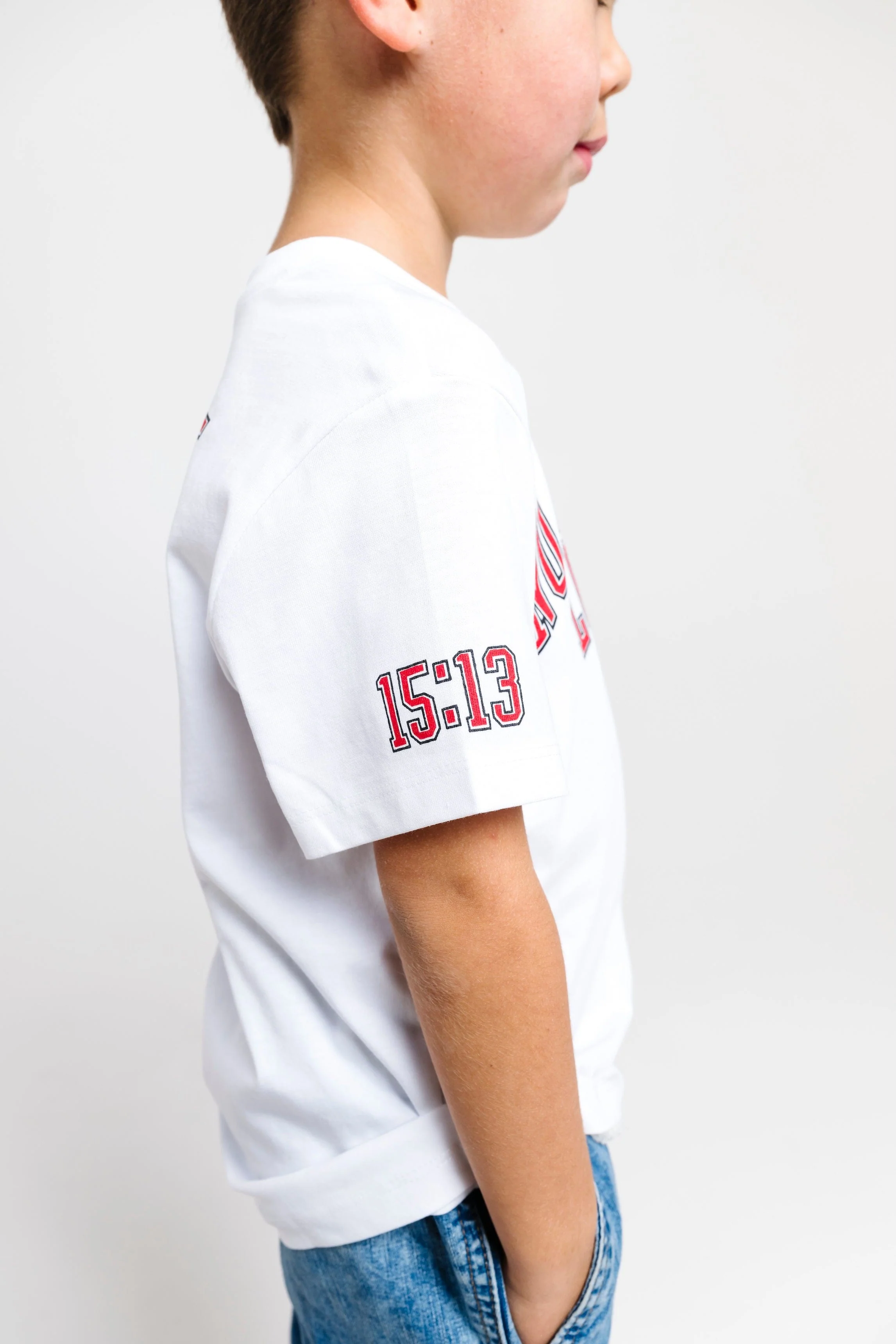 No Greater Love White Cotton Short Sleeve T-Shirt - Image 3