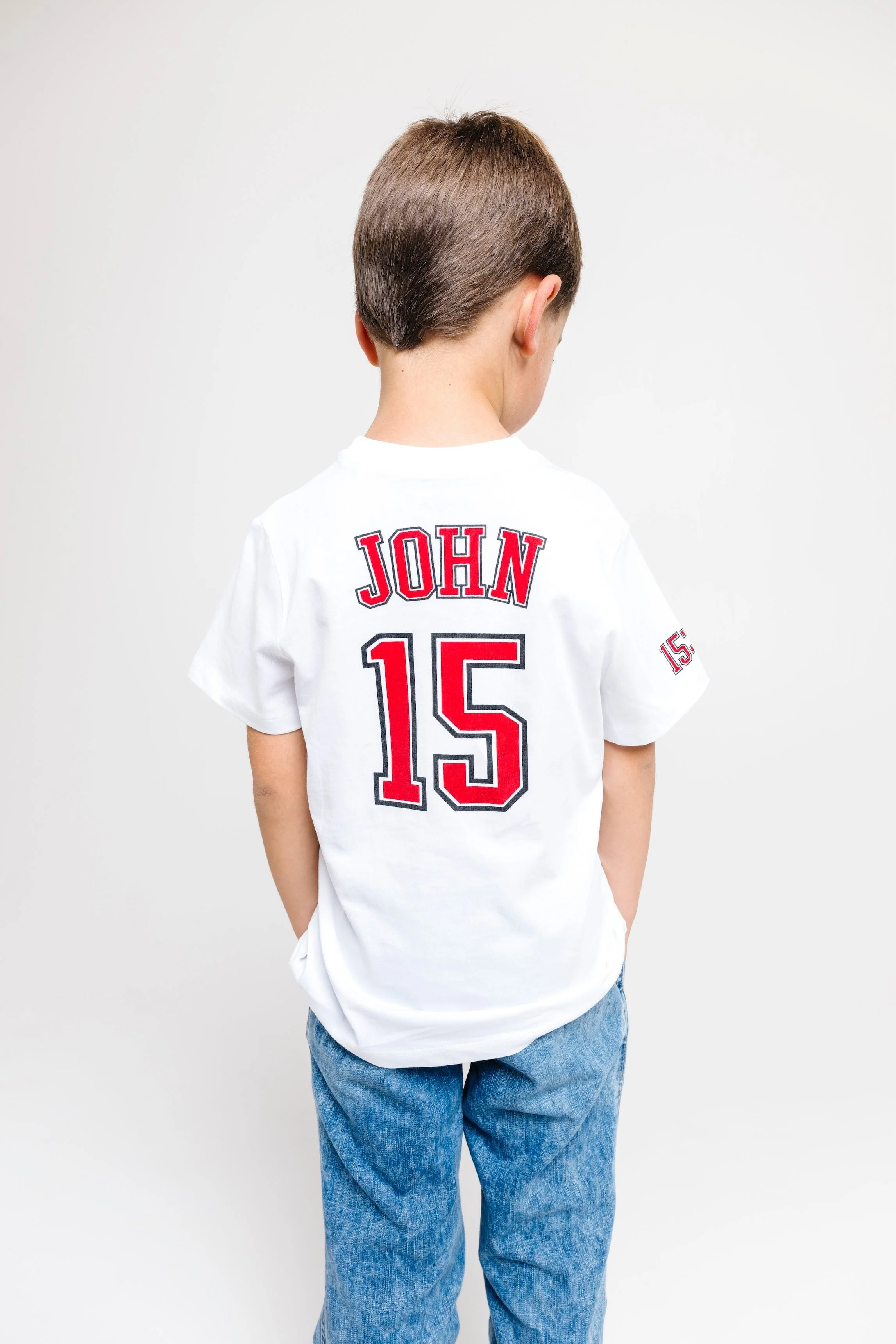 No Greater Love White Cotton Short Sleeve T-Shirt - Image 5