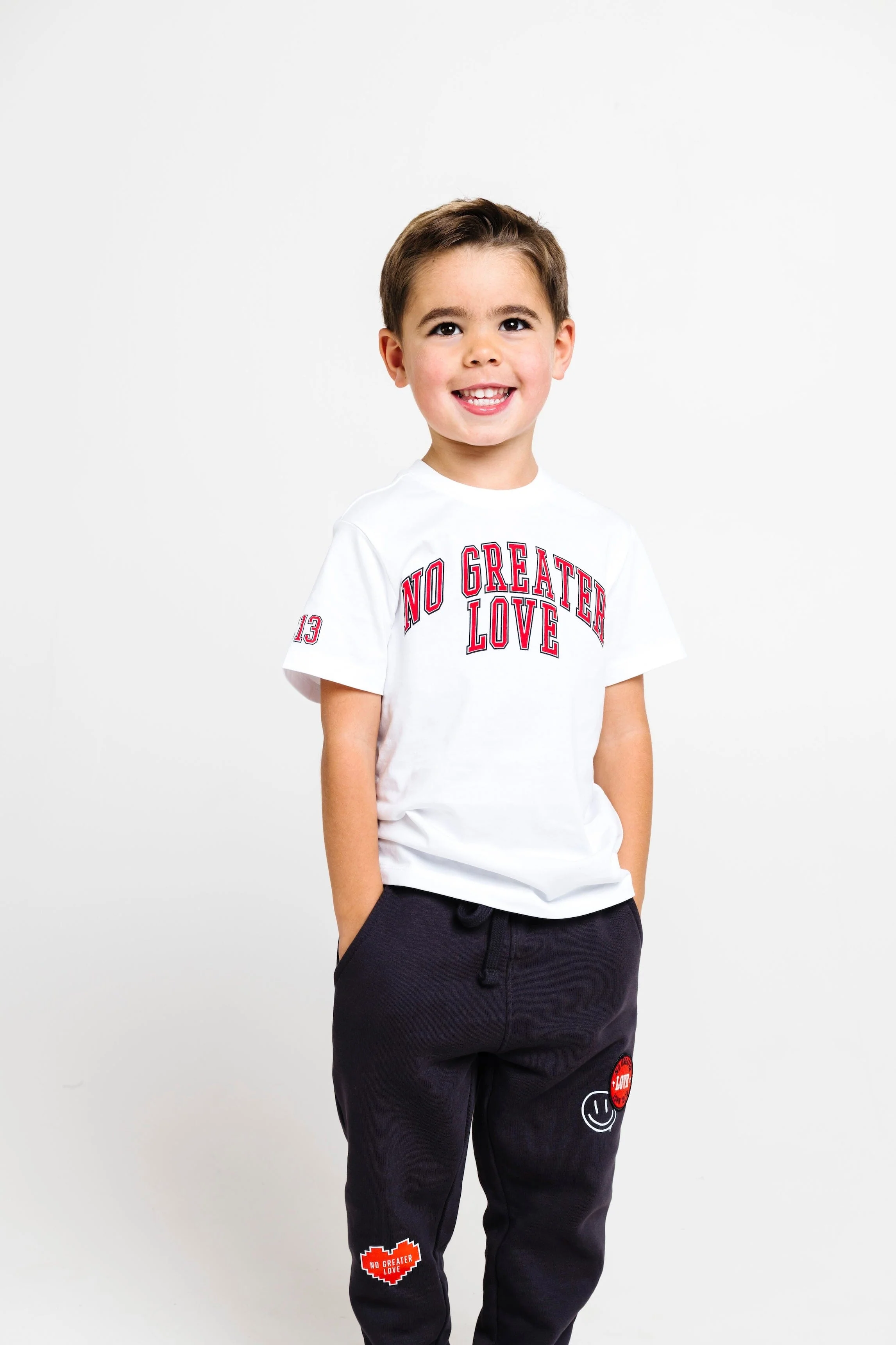 No Greater Love White Cotton Short Sleeve T-Shirt - Image 8
