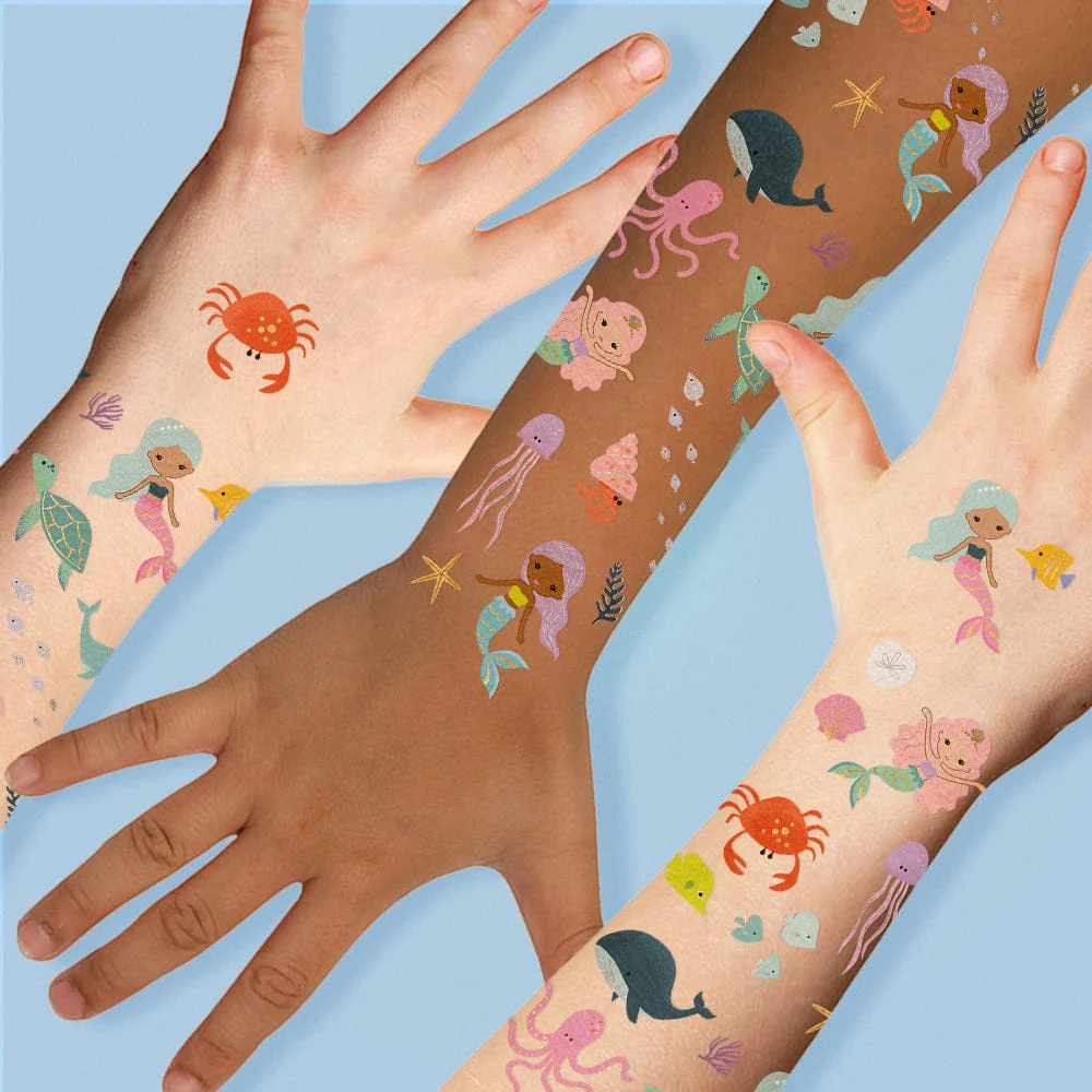 Ocean Creatures Temporary Tattoos - Image 2