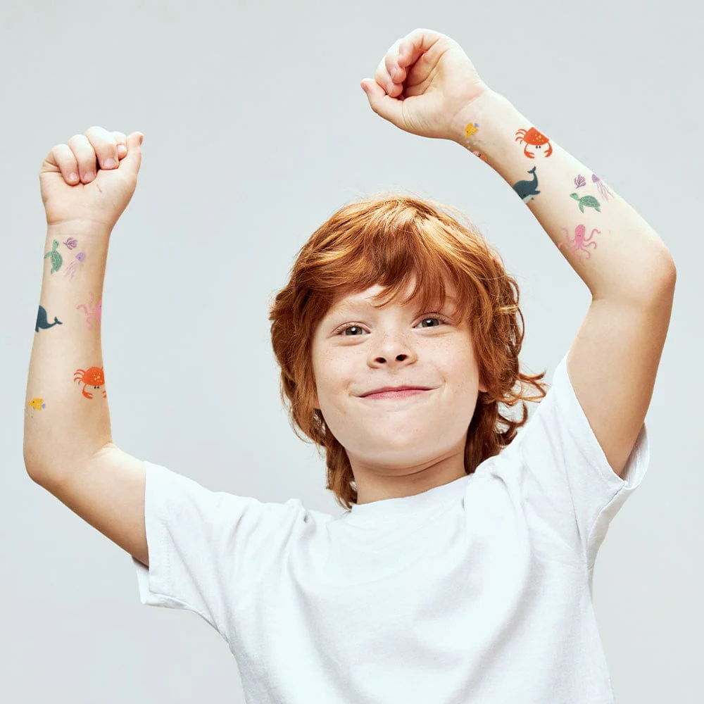 Ocean Creatures Variety Temporary Tattoos Set - Image 5