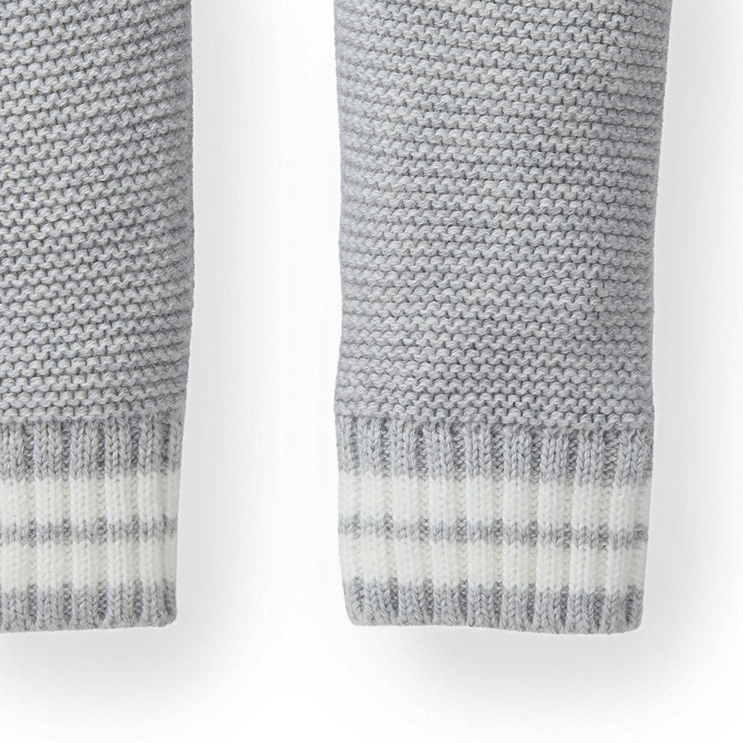 Organic Cardigan and Sweater Legging Boxed Gift Set - Gray Heather - Image 5