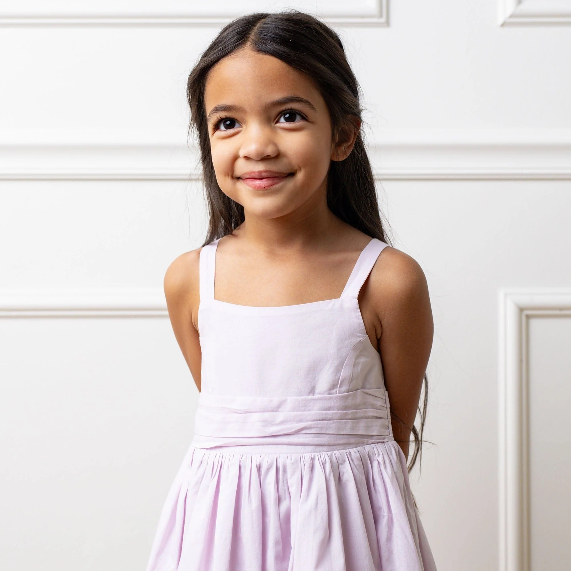 Organic Embroidered Special Sundress - Light Lavender - Image 8