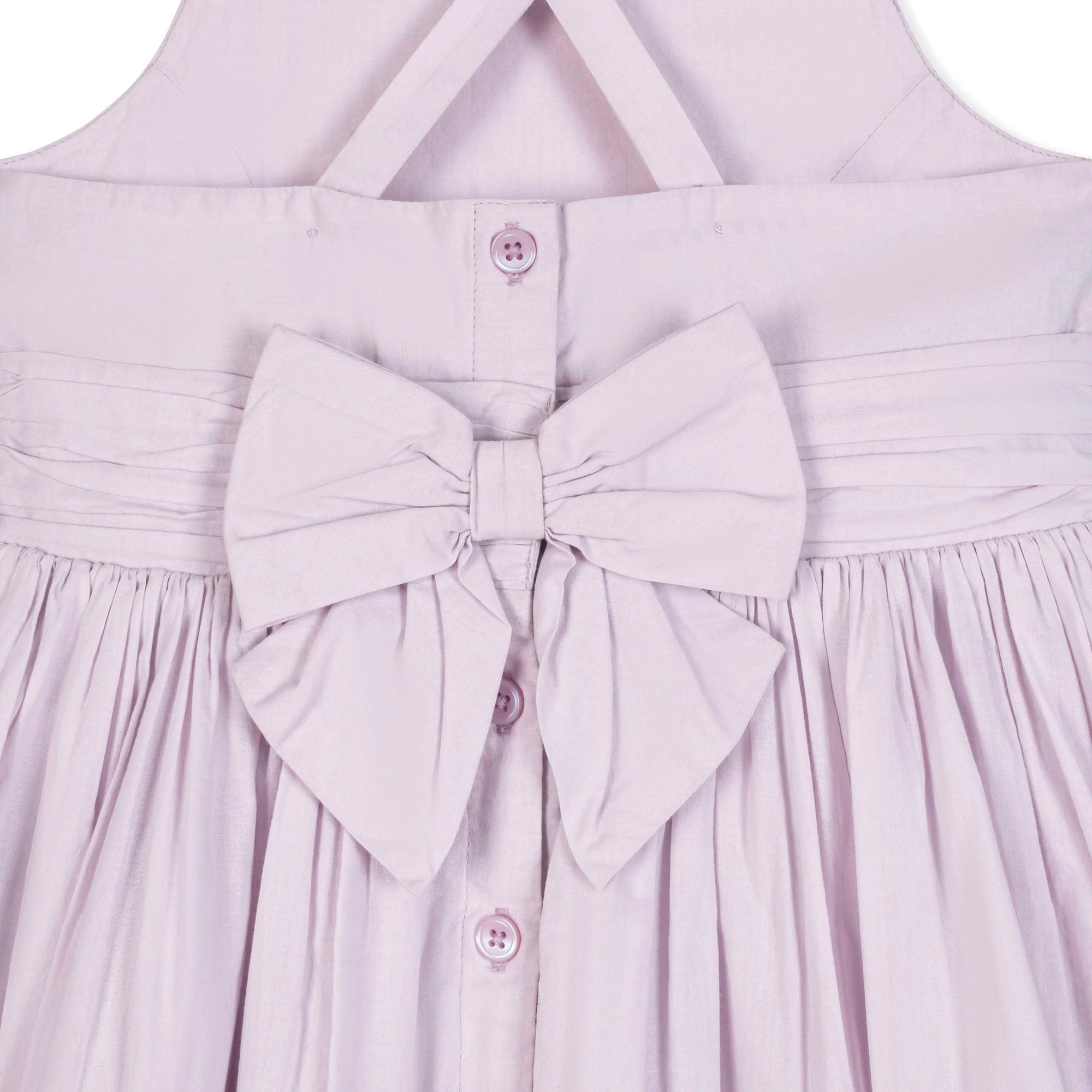 Organic Embroidered Special Sundress - Light Lavender - Image 9