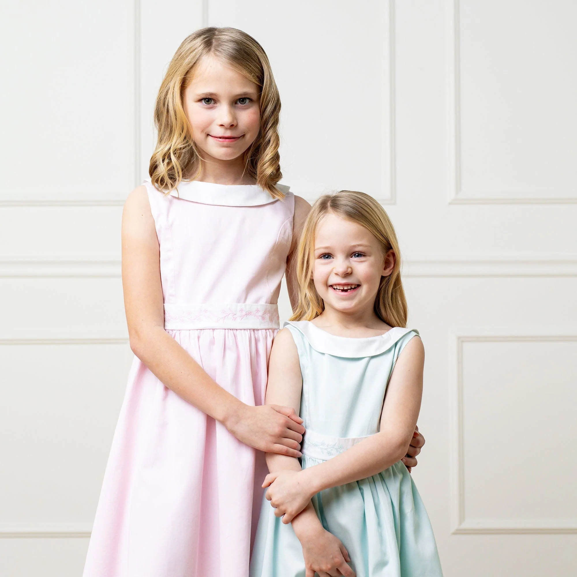 Organic Sateen Party Dress - Pale Pink - Image 7