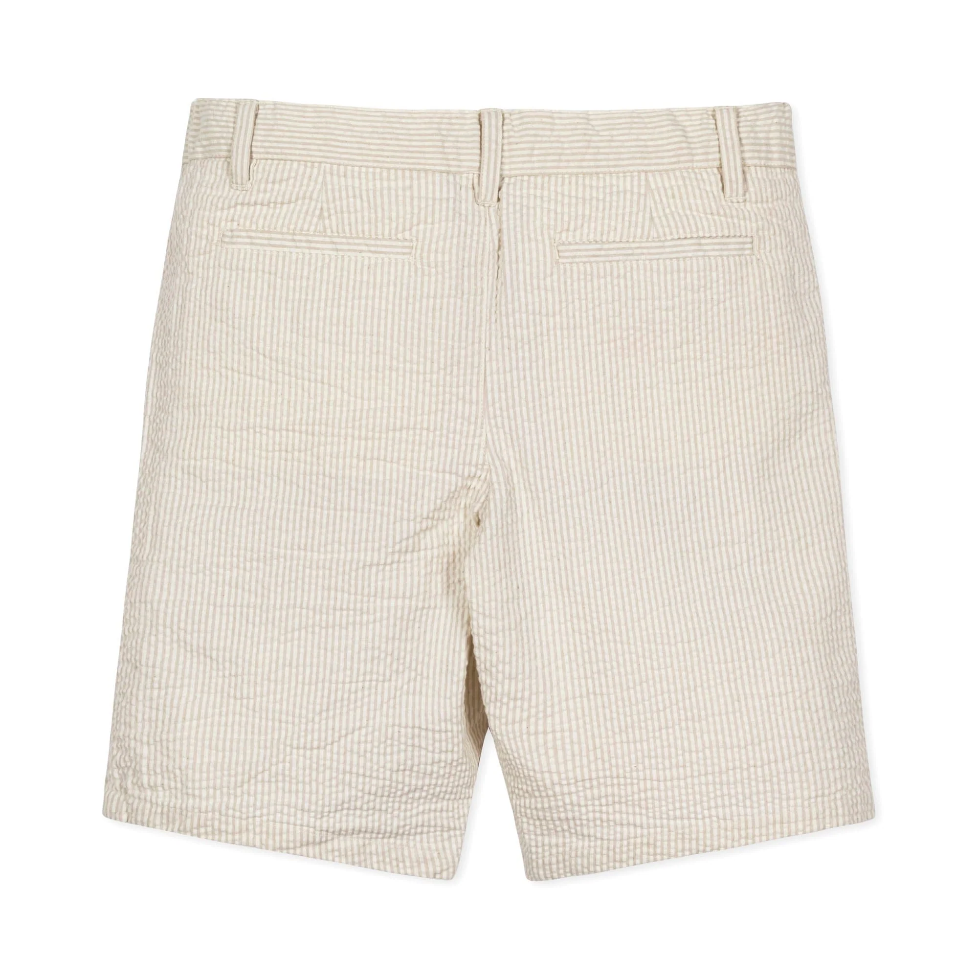 Organic Seersucker Short - Tonal Tan - Image 9