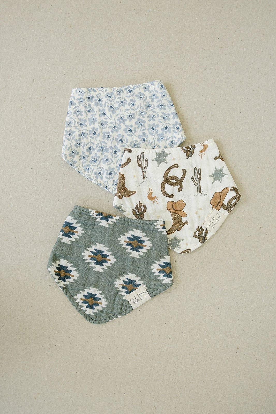 Outlaw Cowboy Classic Muslin Bib - Image 3