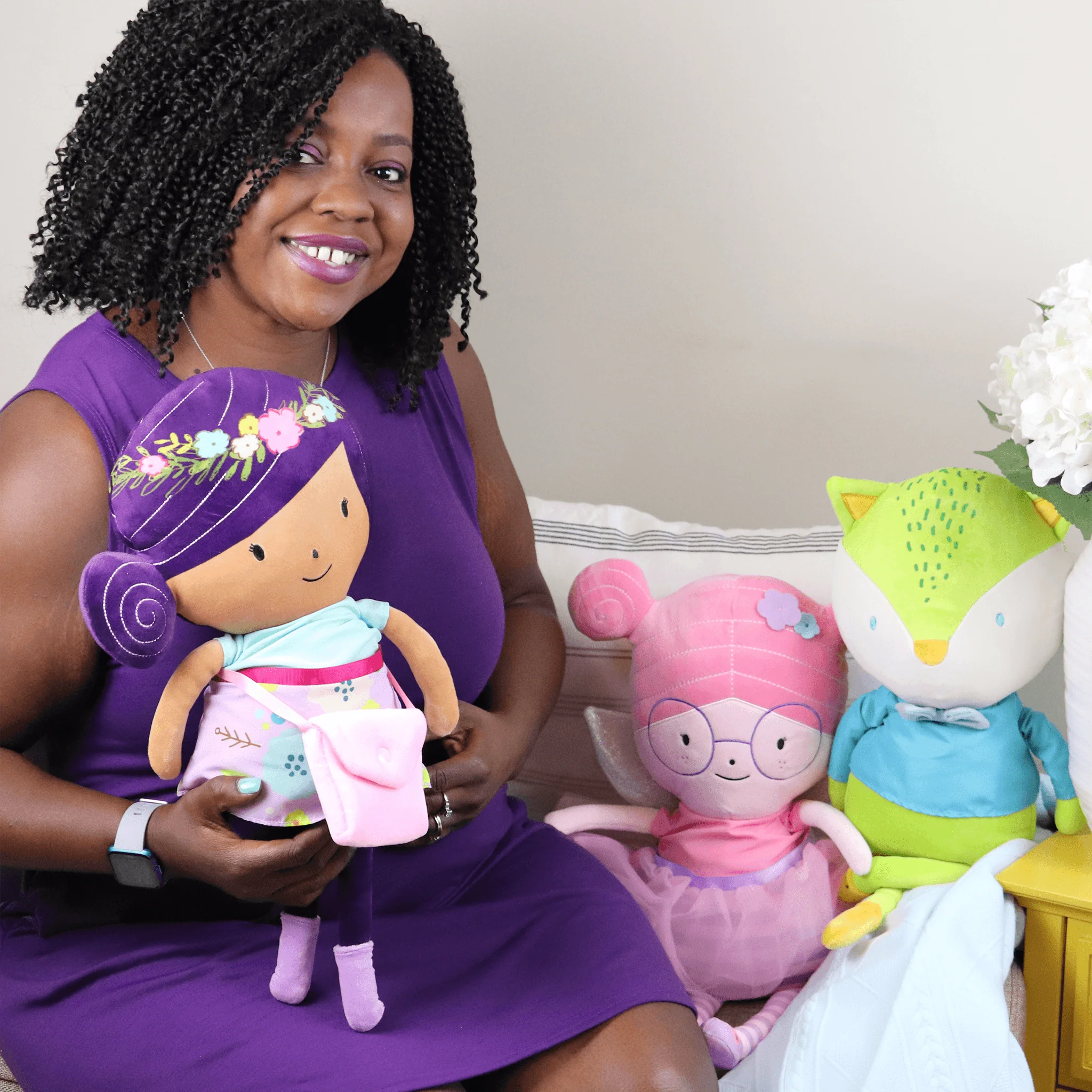 Parker the Woodland Princess Plush Doll: Inspired by the Book "The Forest of Whimsical Wonder" - Image 3