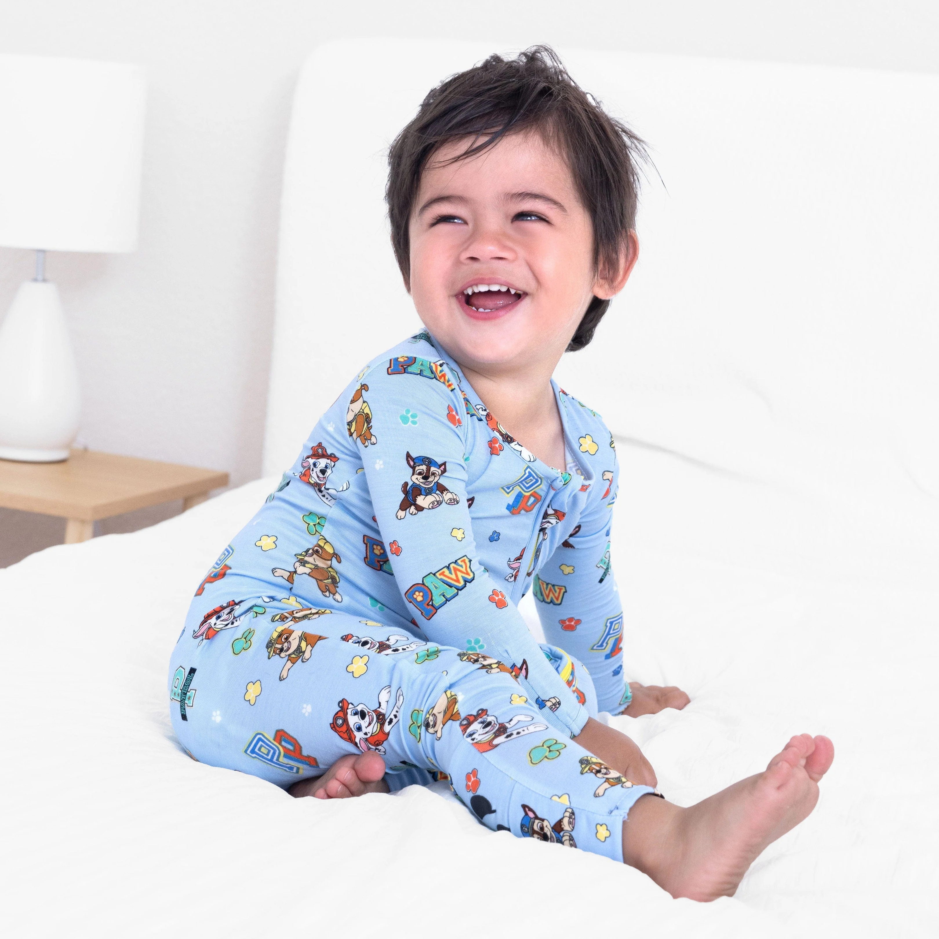 Boy's Bamboo Convertible Footie Romper - PAW Patrol: Varsity - Image 3