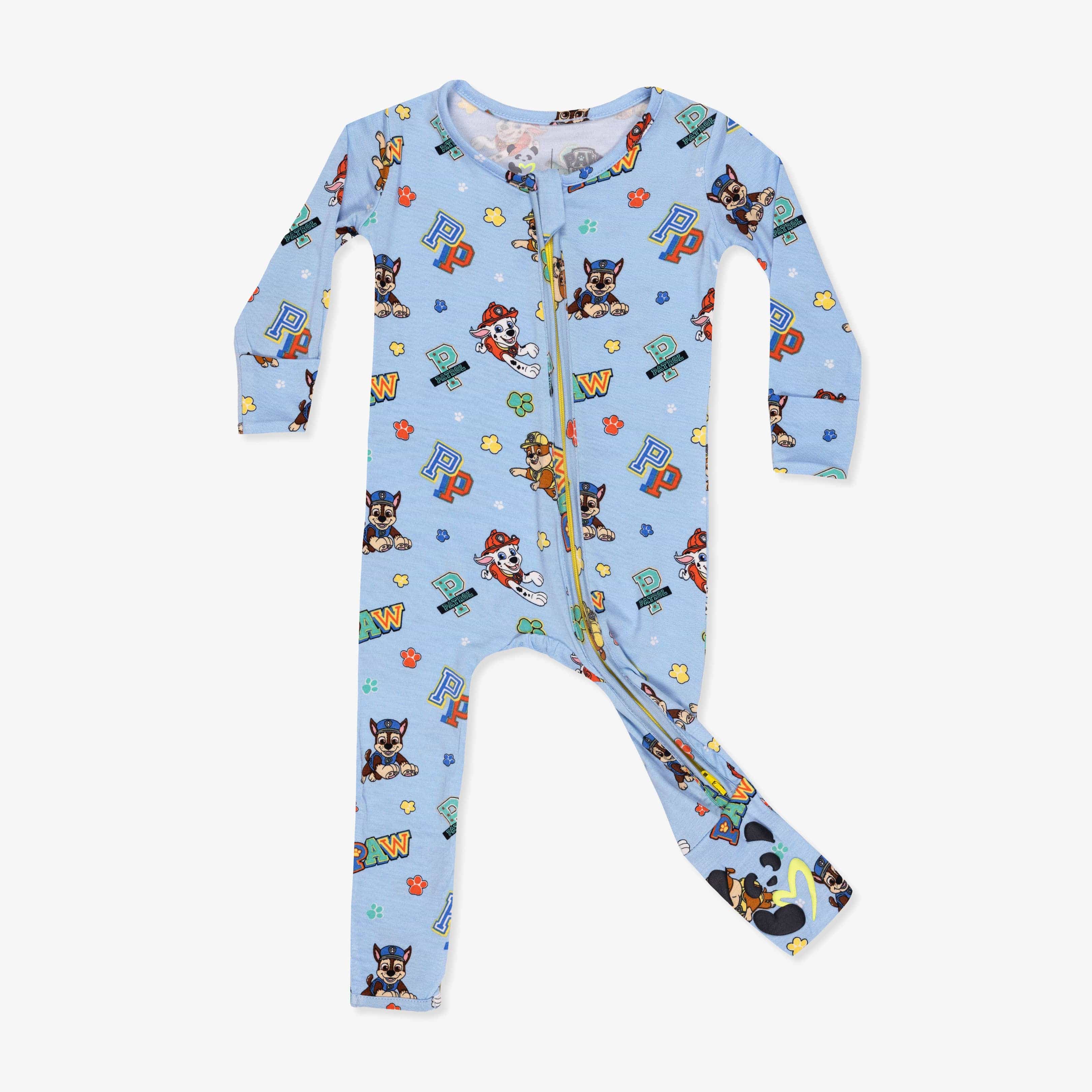 Boy's Bamboo Convertible Footie Romper - PAW Patrol: Varsity - Image 5
