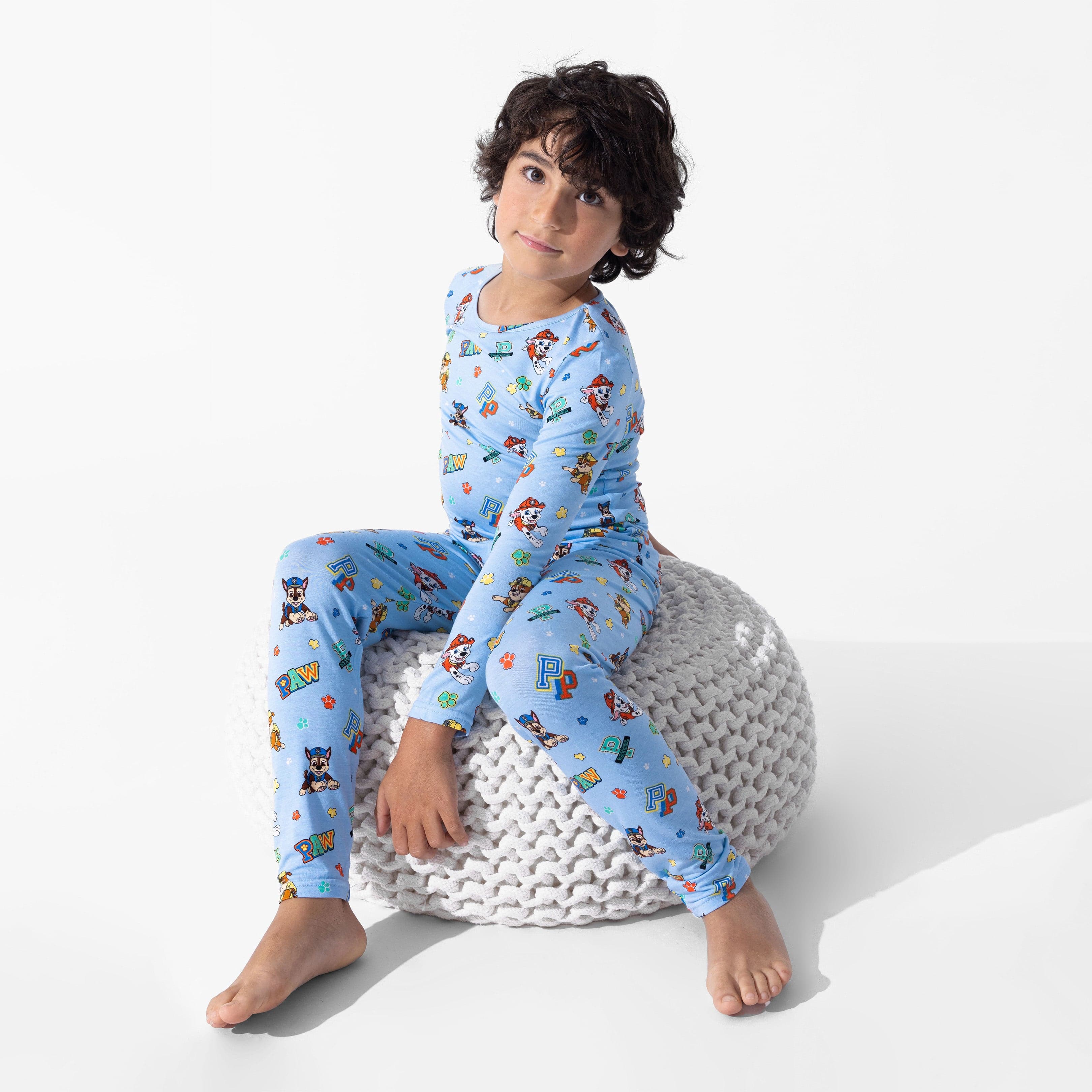 Boy's Bamboo Long Sleeve Pajama Set - PAW Patrol: Varsity - Image 5