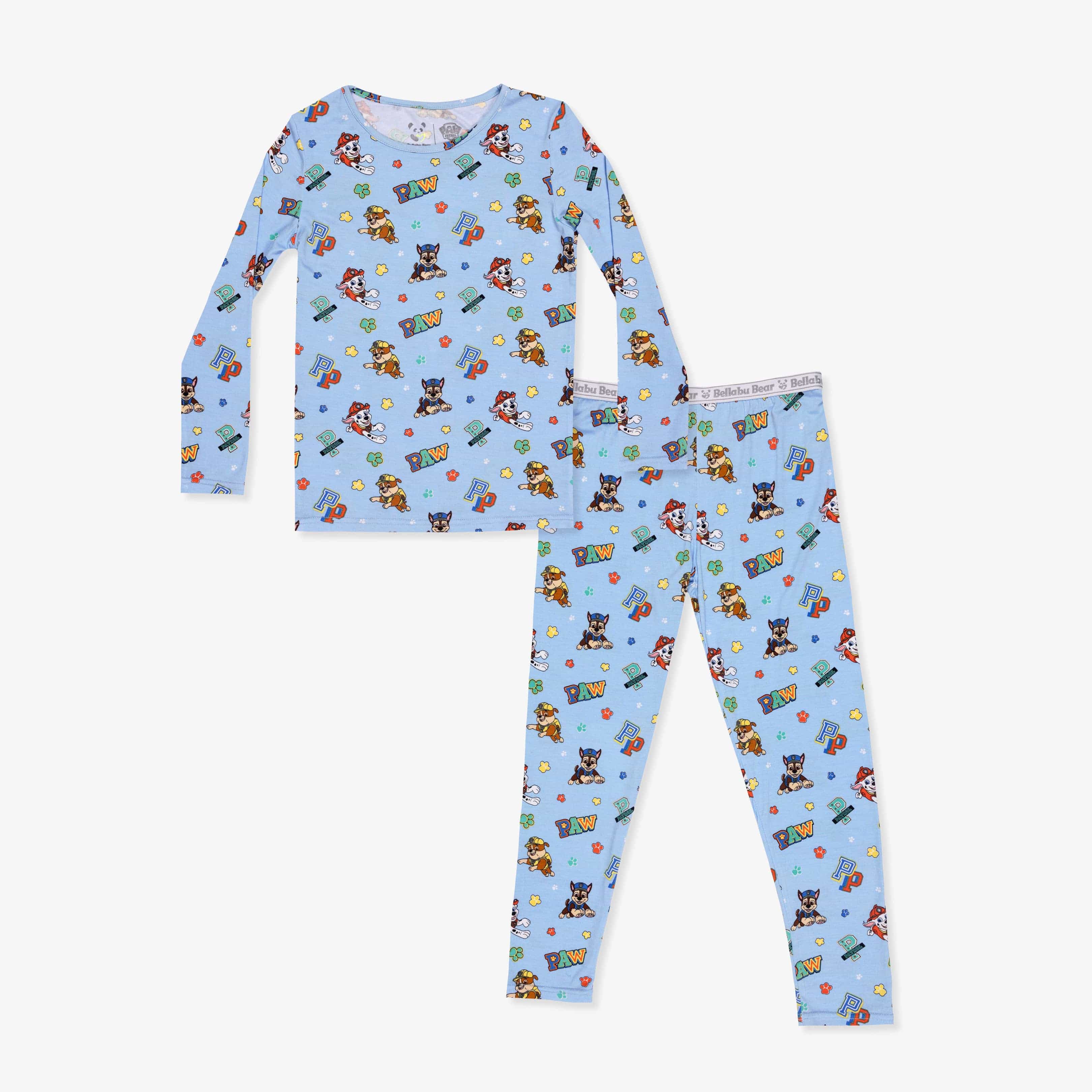 Boy's Bamboo Long Sleeve Pajama Set - PAW Patrol: Varsity - Image 6