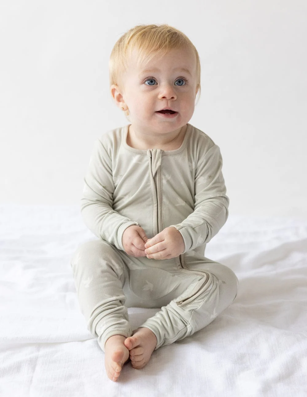 Peace Bamboo Convertible Footed Onesie - Image 3