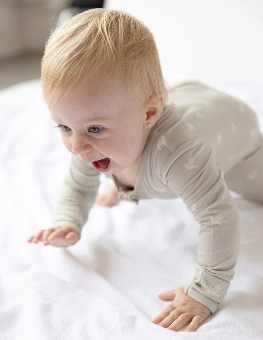 Peace Bamboo Convertible Footed Onesie - Image 4