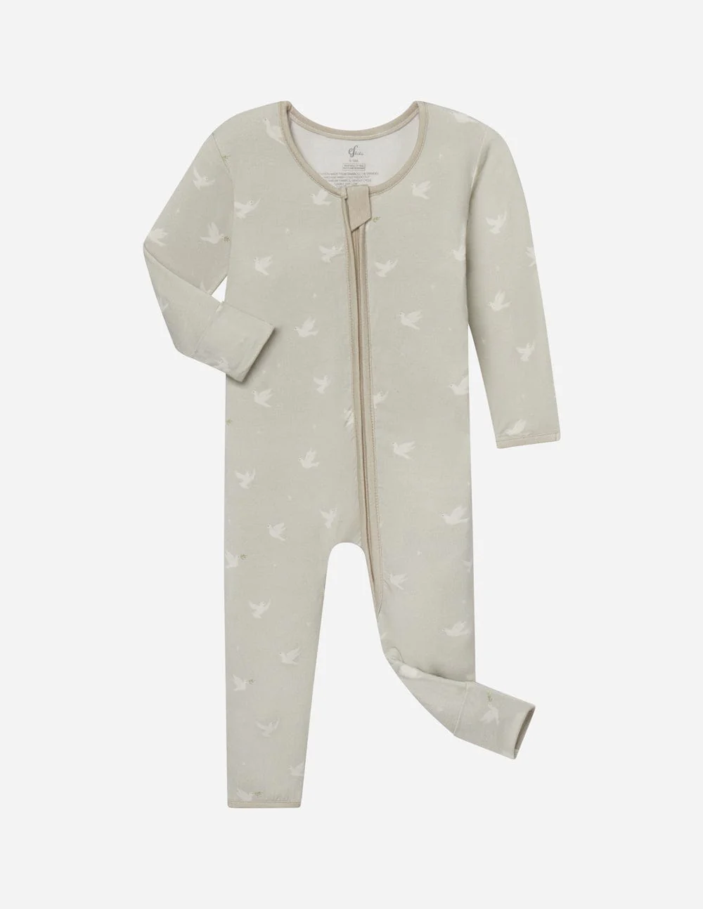 Peace Bamboo Convertible Footed Onesie - Image 6