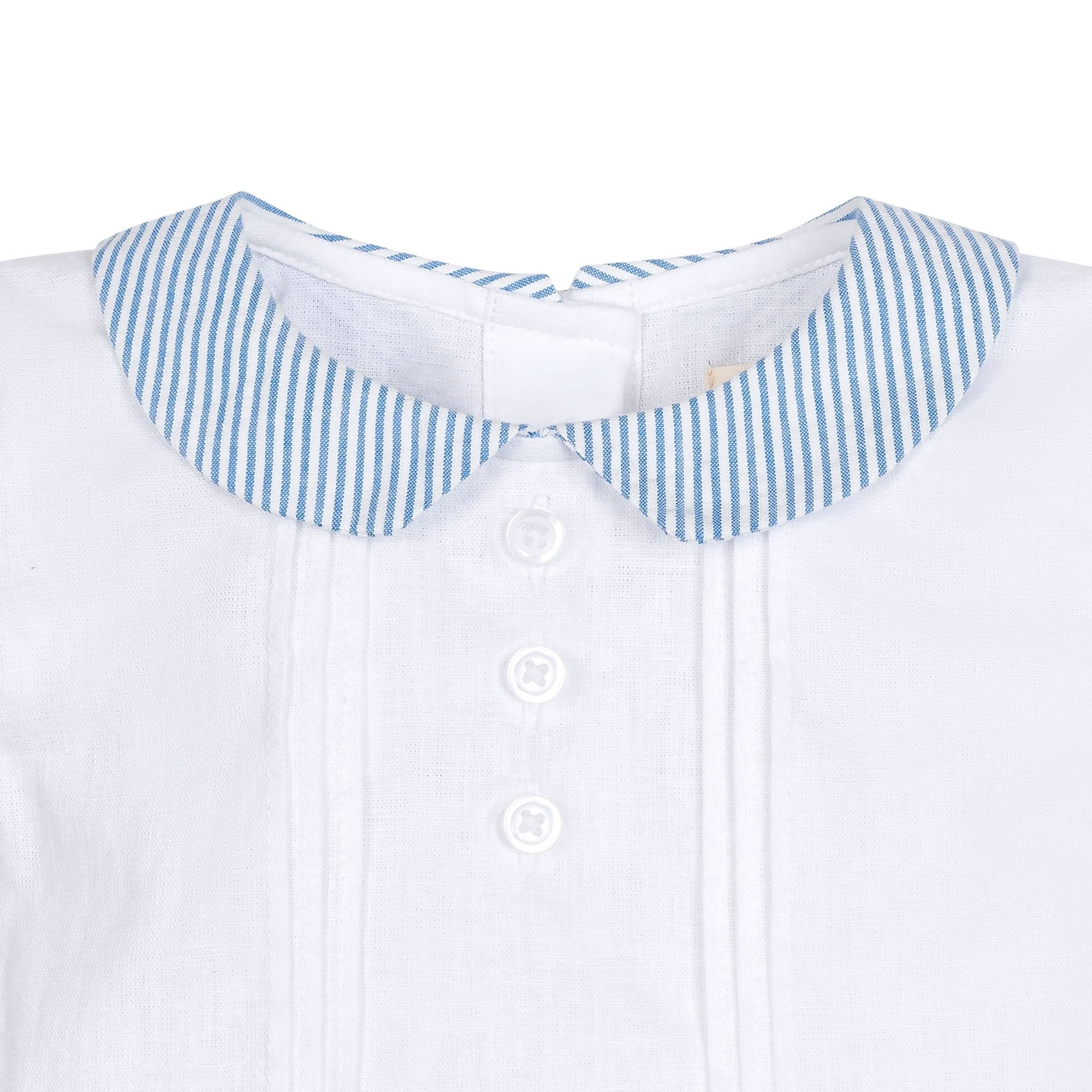 Peter Pan Shirt and Short Set - Blue - Image 2