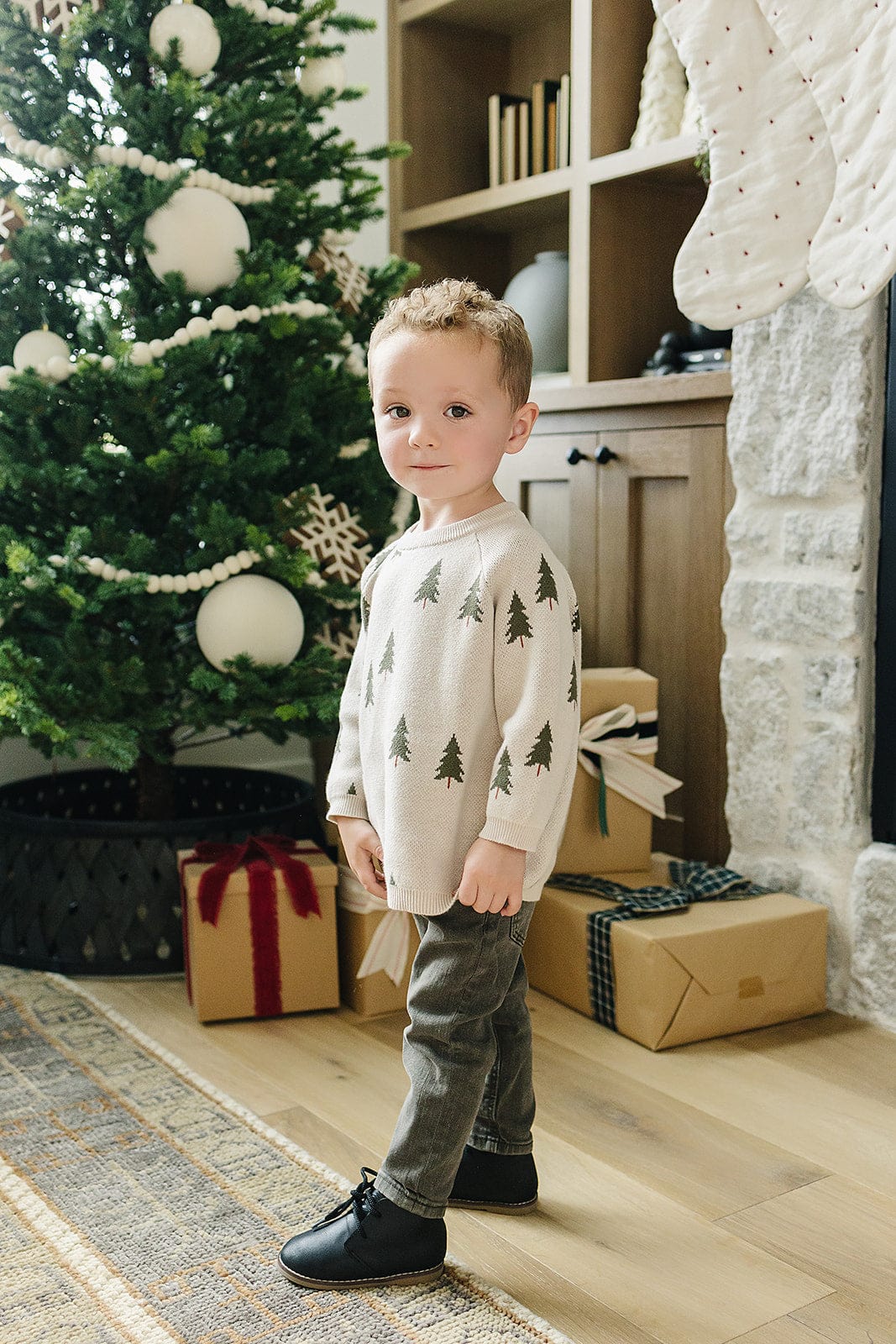 Pine Tree Knit Sweater - Image 3