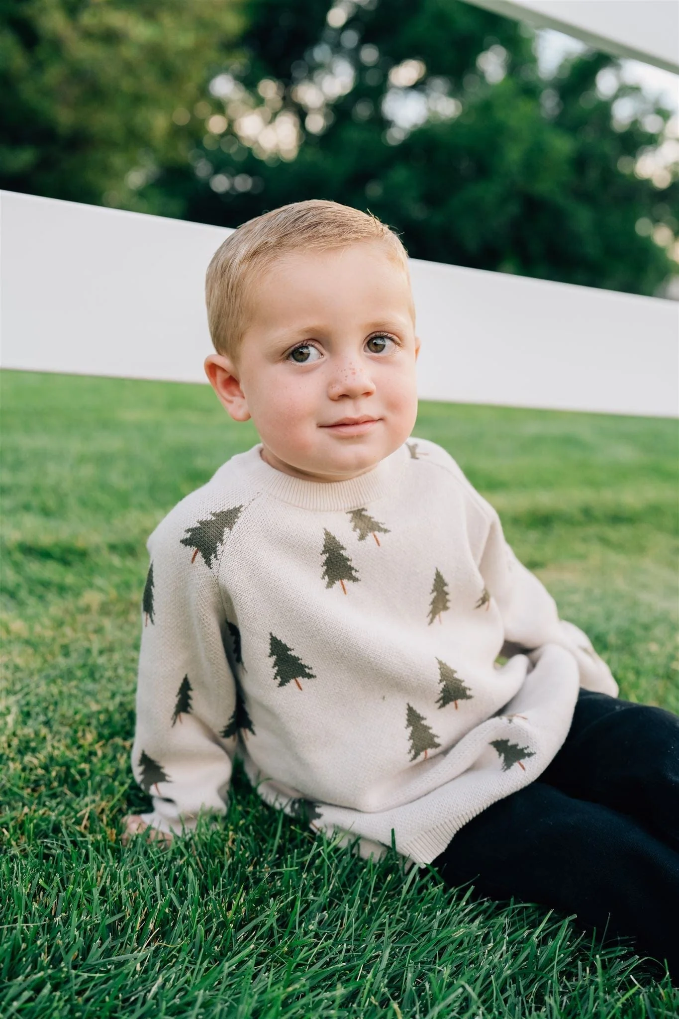 Pine Tree Knit Sweater - Image 8