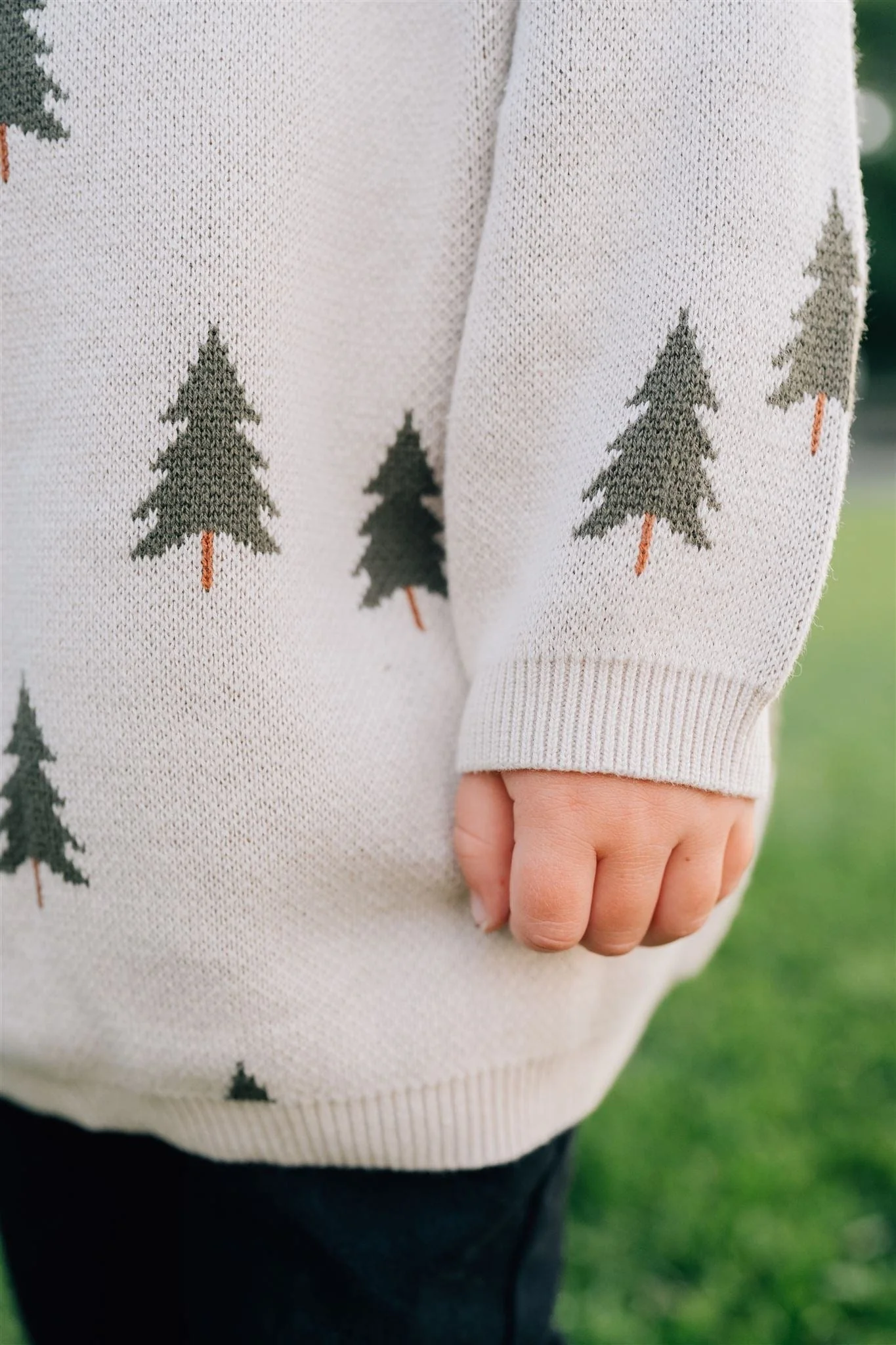 Pine Tree Knit Sweater - Image 9