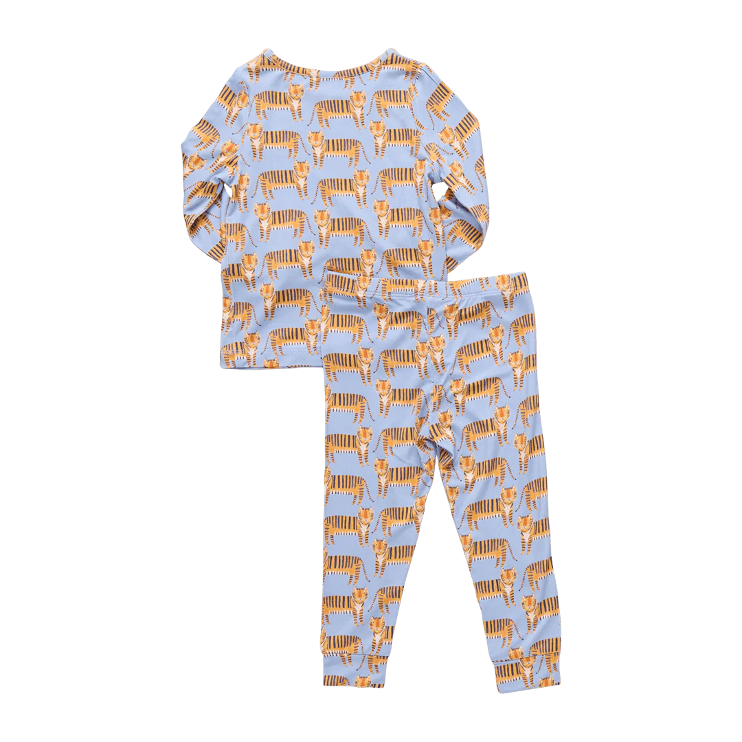 Bamboo Long Sleeve Pajama Set - Tigers - Image 3