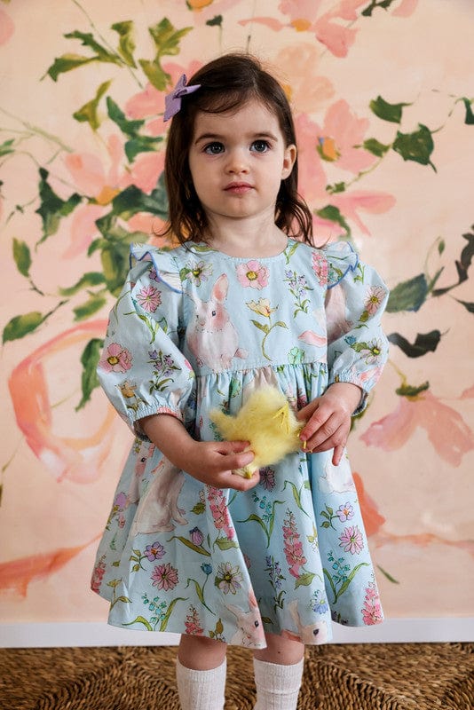Cotton Brooke Dress Set - Botanical Bunnies - Image 2