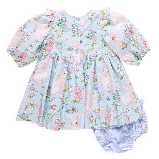 Cotton Brooke Dress Set - Botanical Bunnies - Image 5