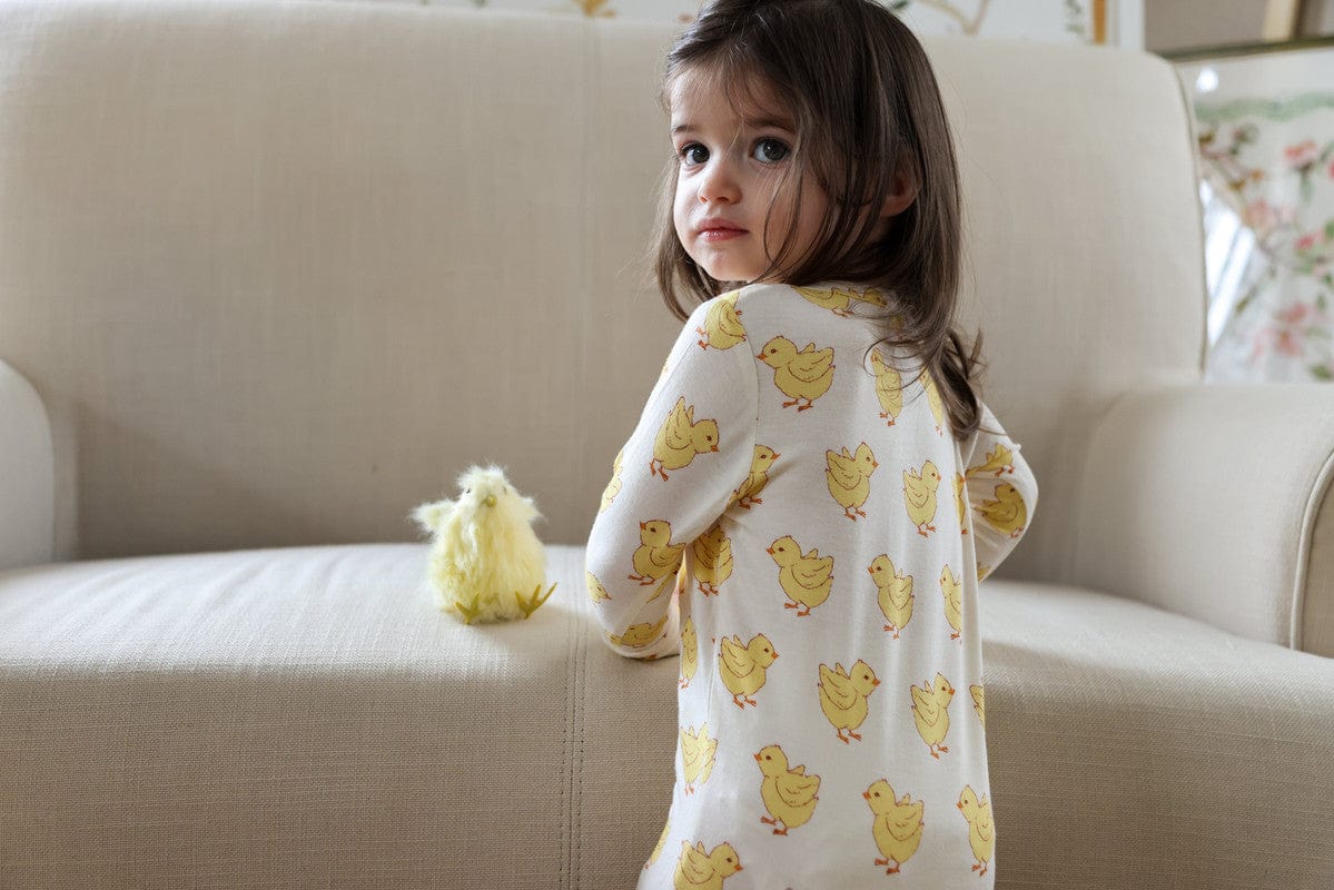 Bamboo Convertible Footie Romper - Chicks - Image 4