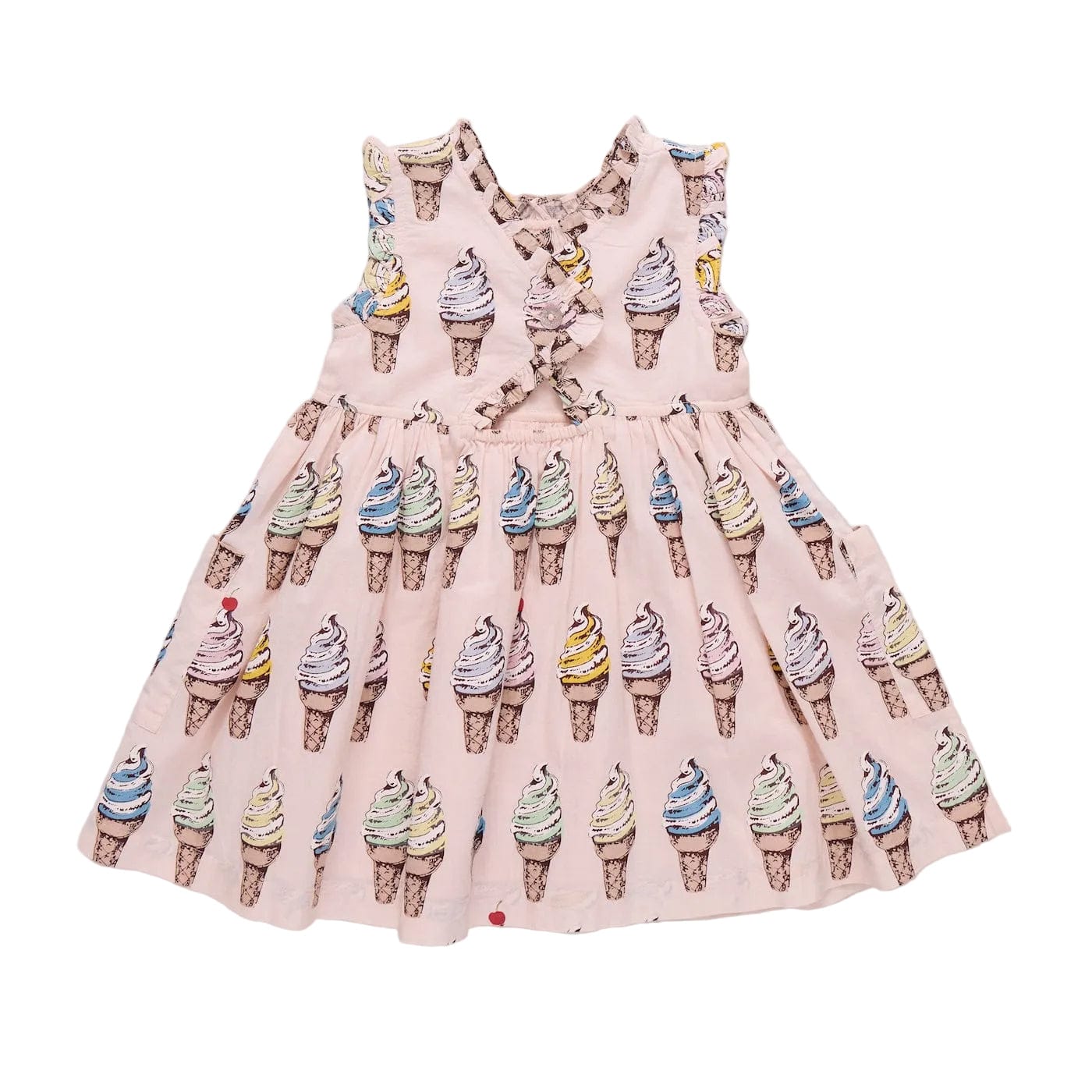 Cotton Alyssa Dress - Pink Soft Serve - Image 4