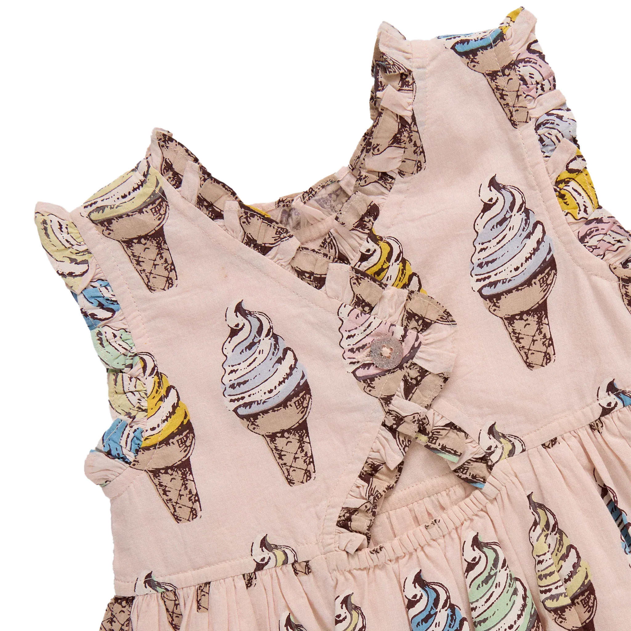 Cotton Alyssa Dress - Pink Soft Serve - Image 5